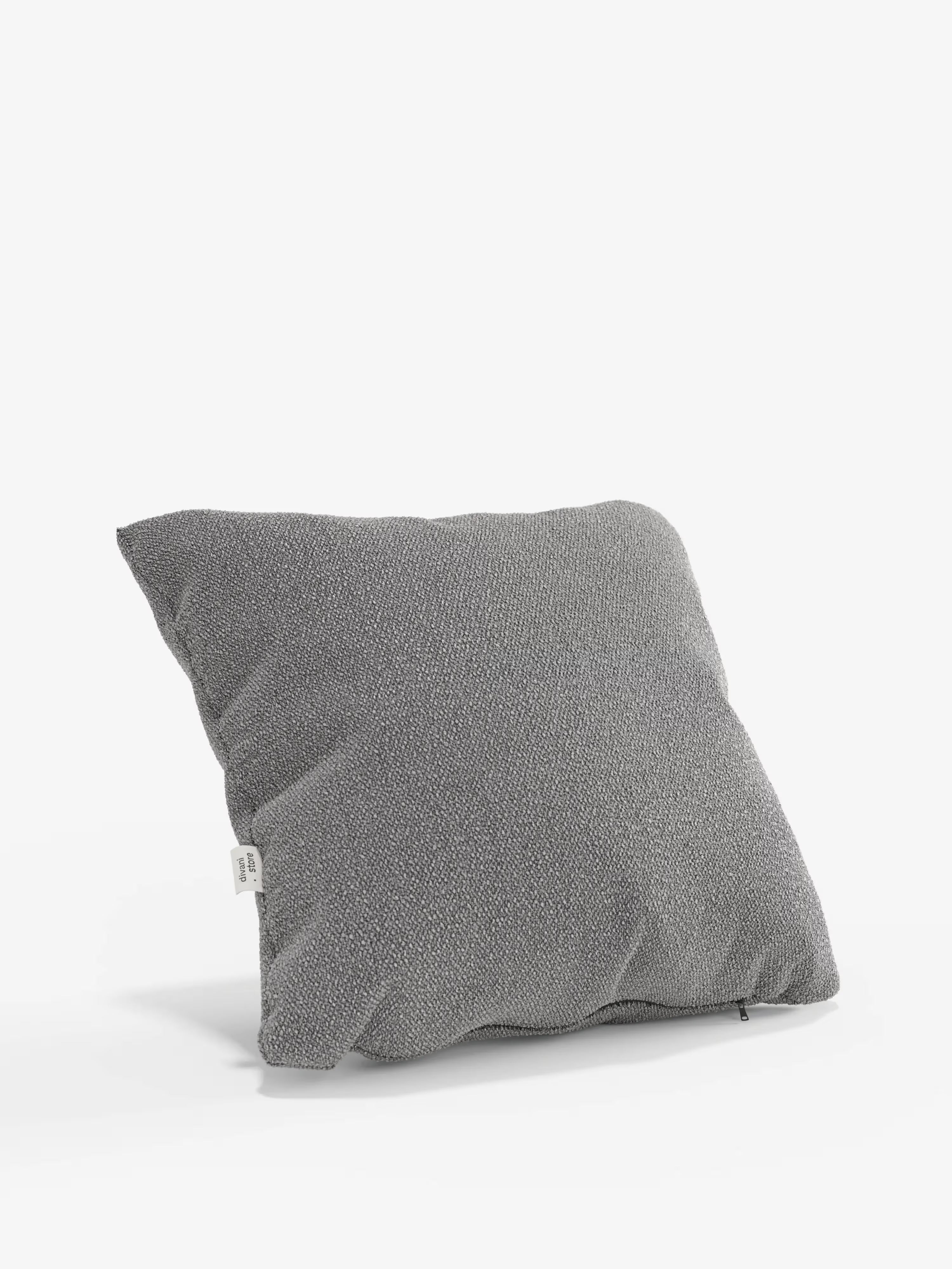 Lambada decorative square padded cushion 45x45 cm in stain-resistant cotton-effect fabric