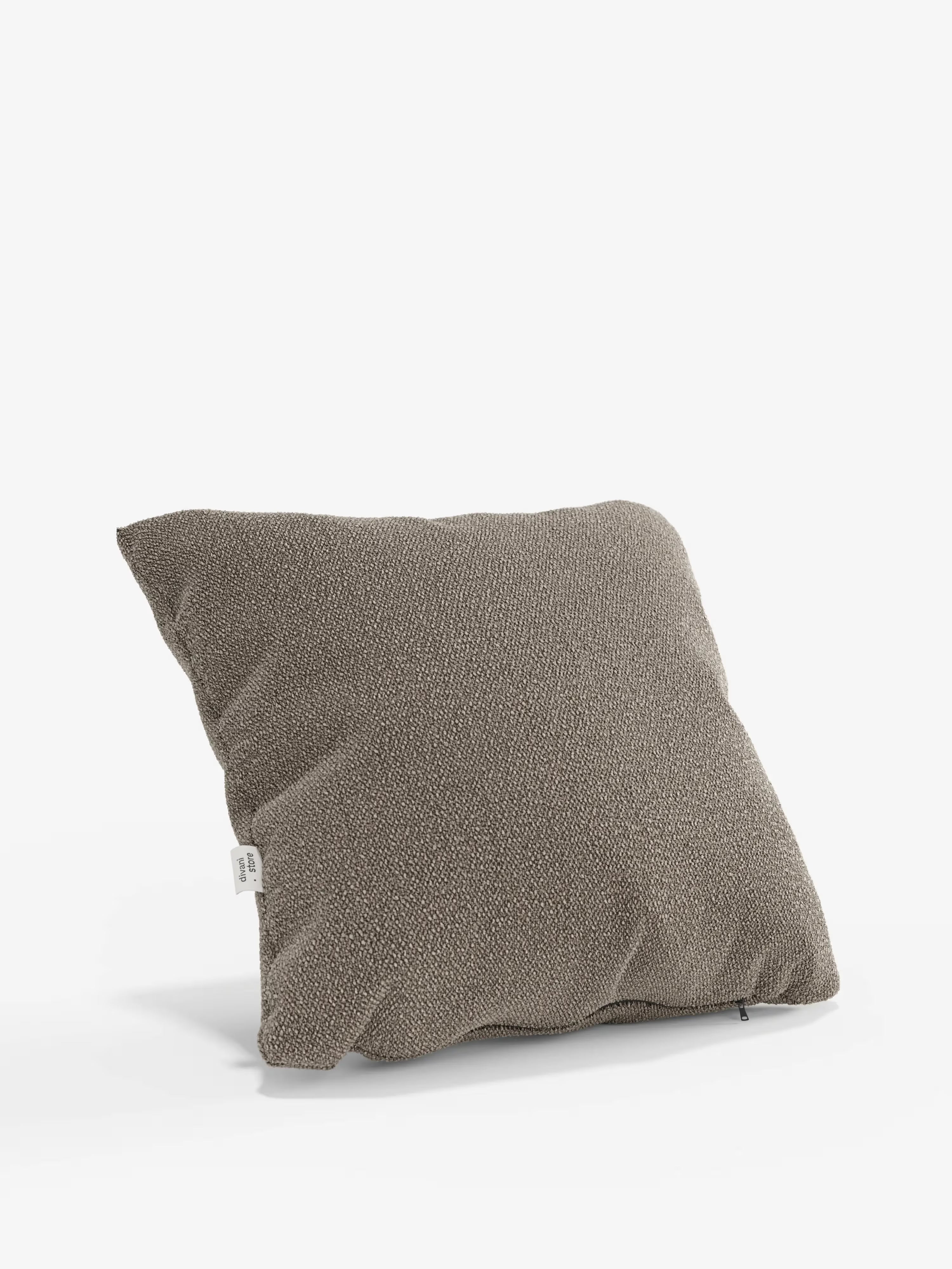 Lambada decorative square padded cushion 45x45 cm in stain-resistant cotton-effect fabric