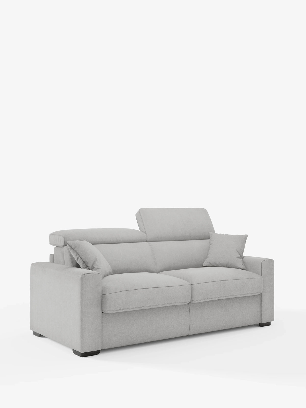Maximus Divano letto 3 posti e materasso ALTO 20 cm - Poggiatesta reclinabili in tessuto smacchiabile Oeko-Tex