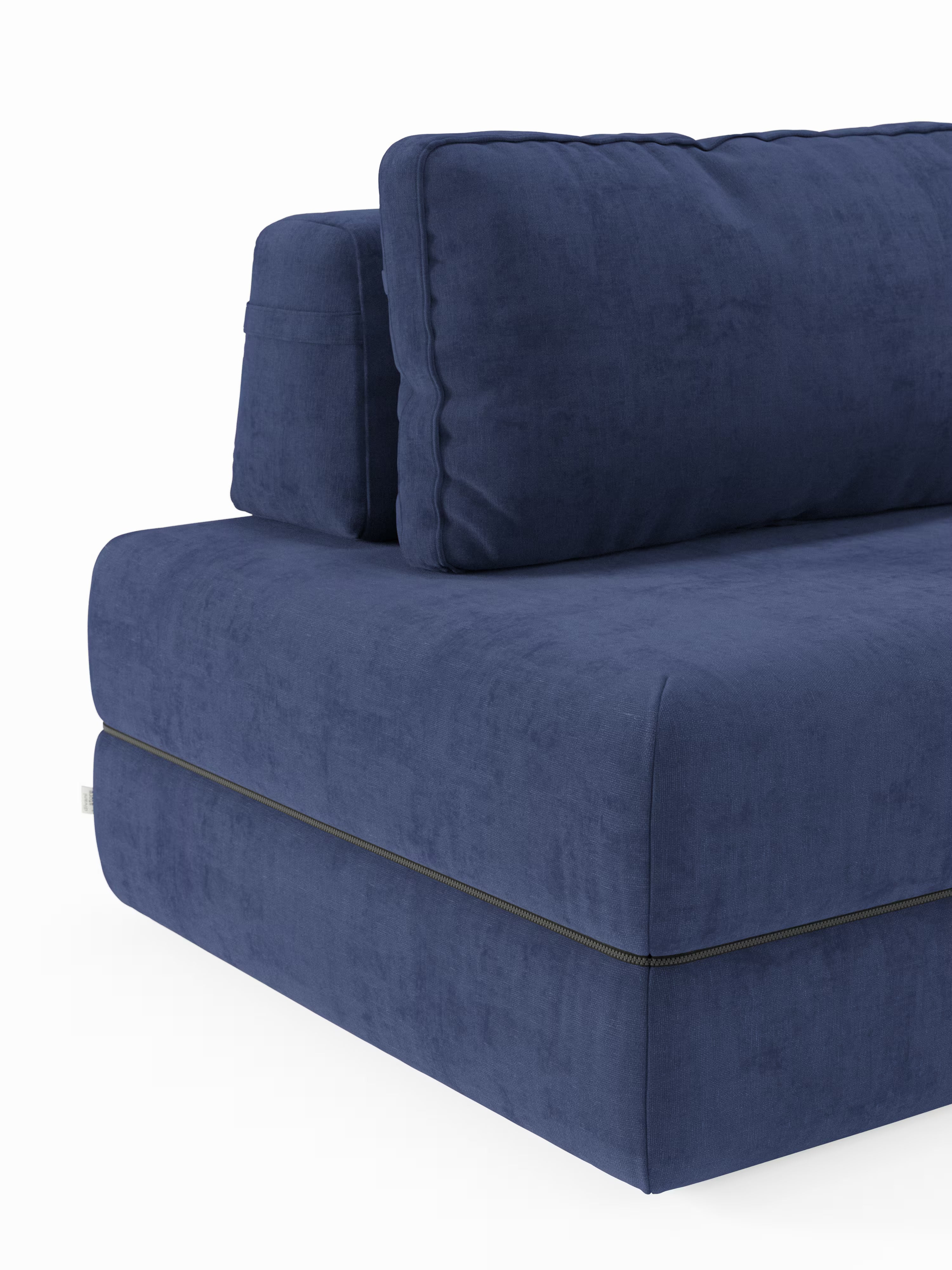 Rift Divano letto matrimoniale 3 posti moderno in tessuto smacchiabile – materasso 22 cm memory e schienali mobili