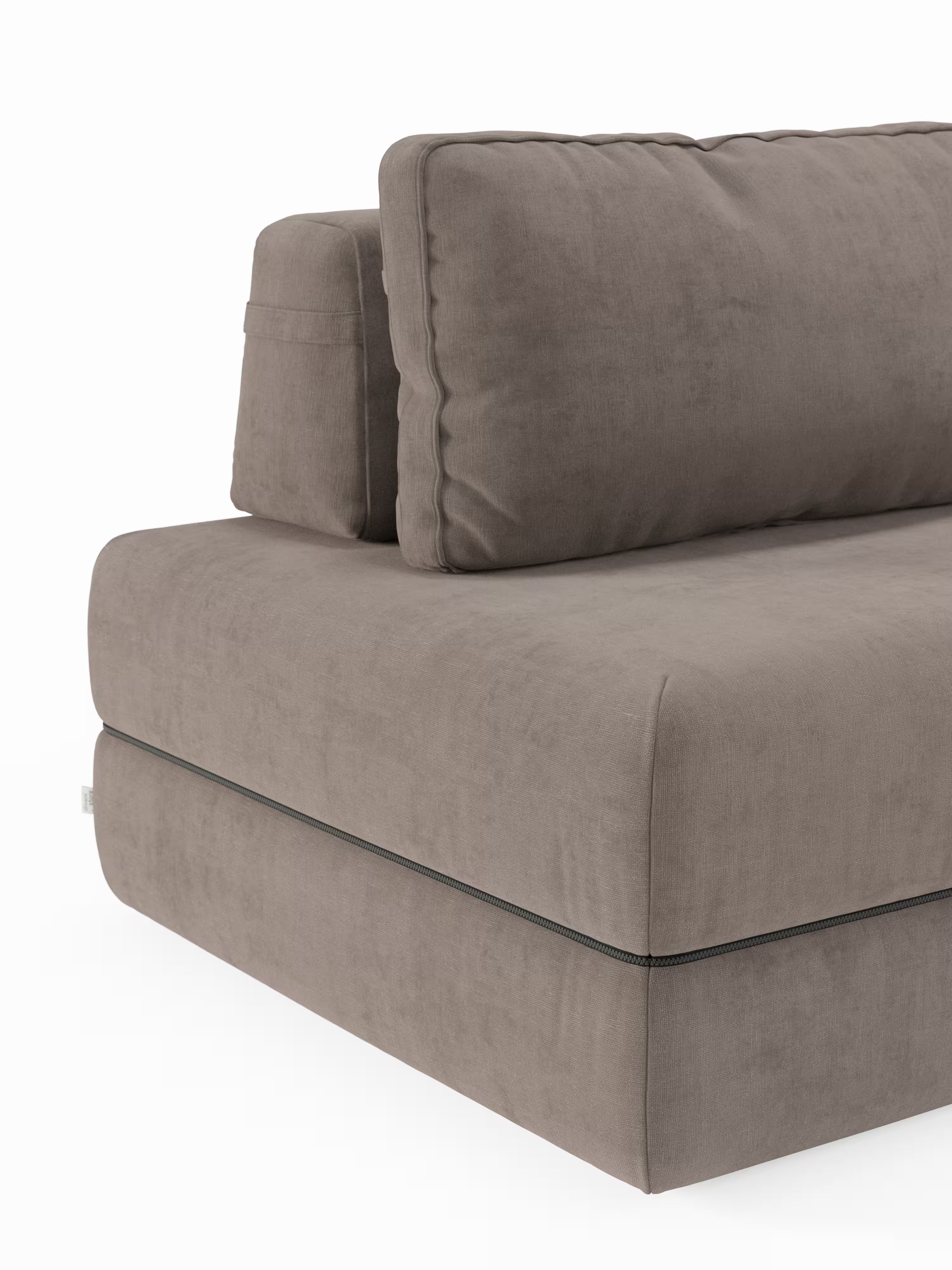 Rift Divano letto matrimoniale 3 posti moderno in tessuto smacchiabile – materasso 22 cm memory e schienali mobili