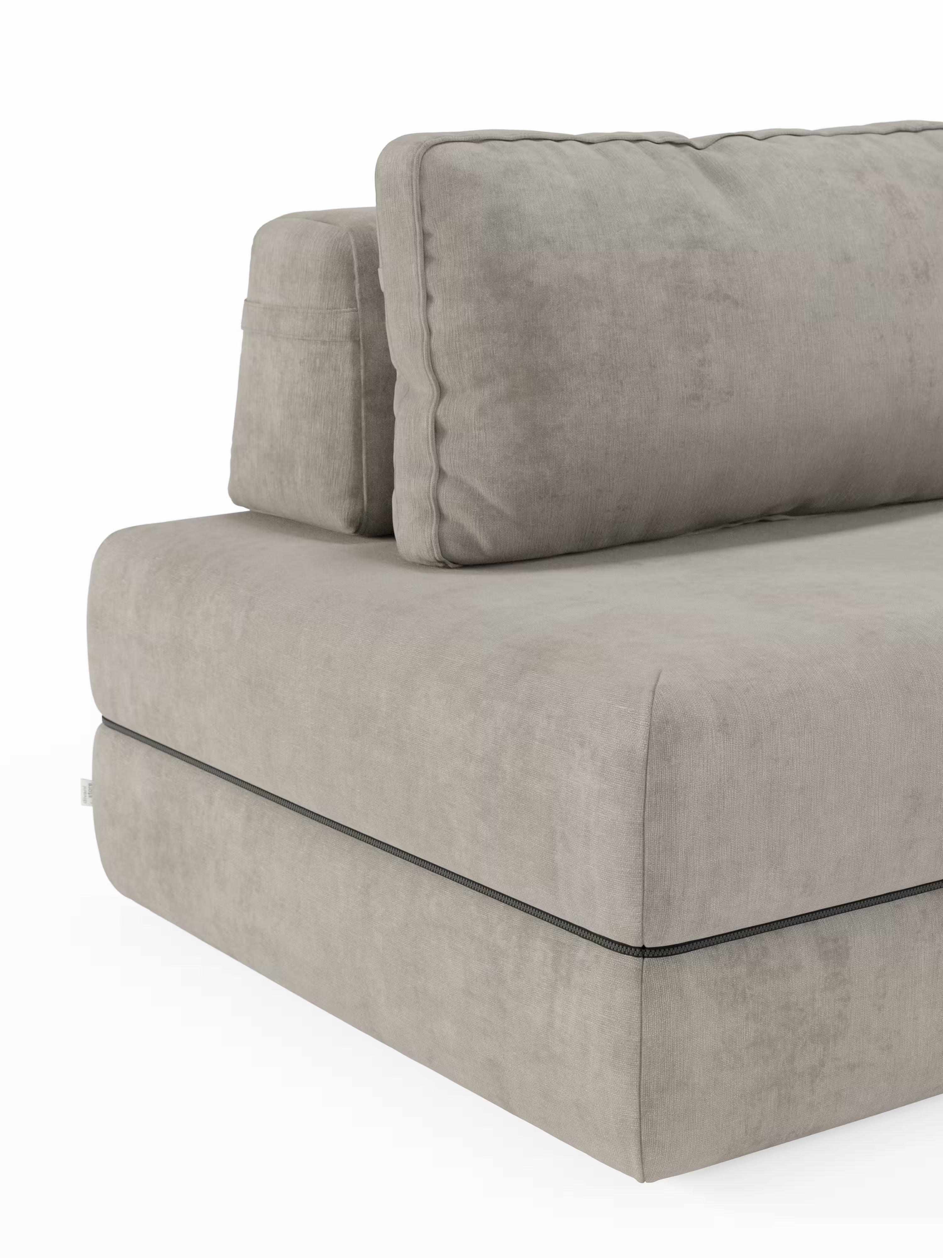 Rift Divano letto matrimoniale 3 posti moderno in tessuto smacchiabile – materasso 22 cm memory e schienali mobili