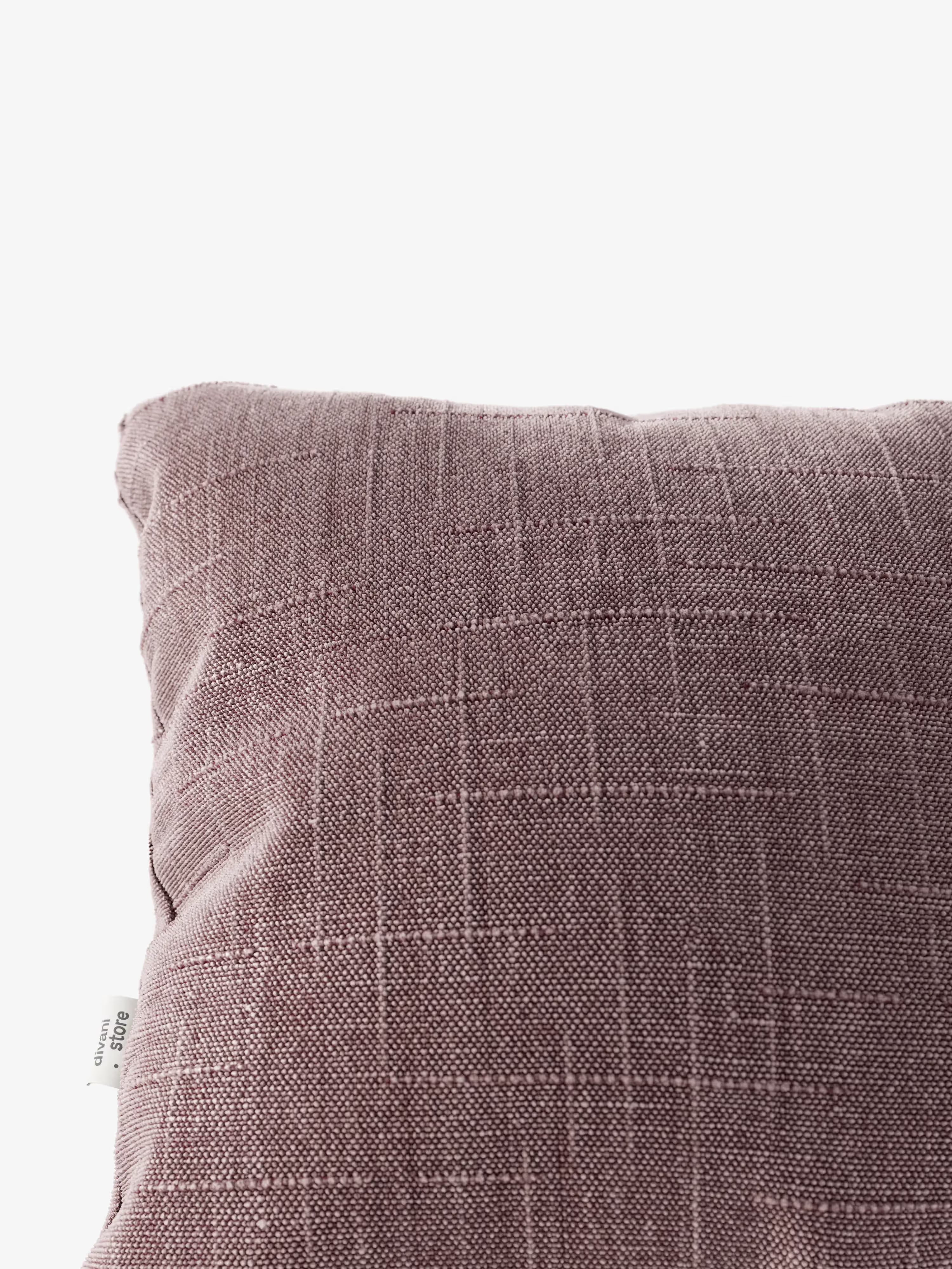 Kimono Decorative square padded cushion 45x45 in stain-resistant and water-repellent jacquard fabric
