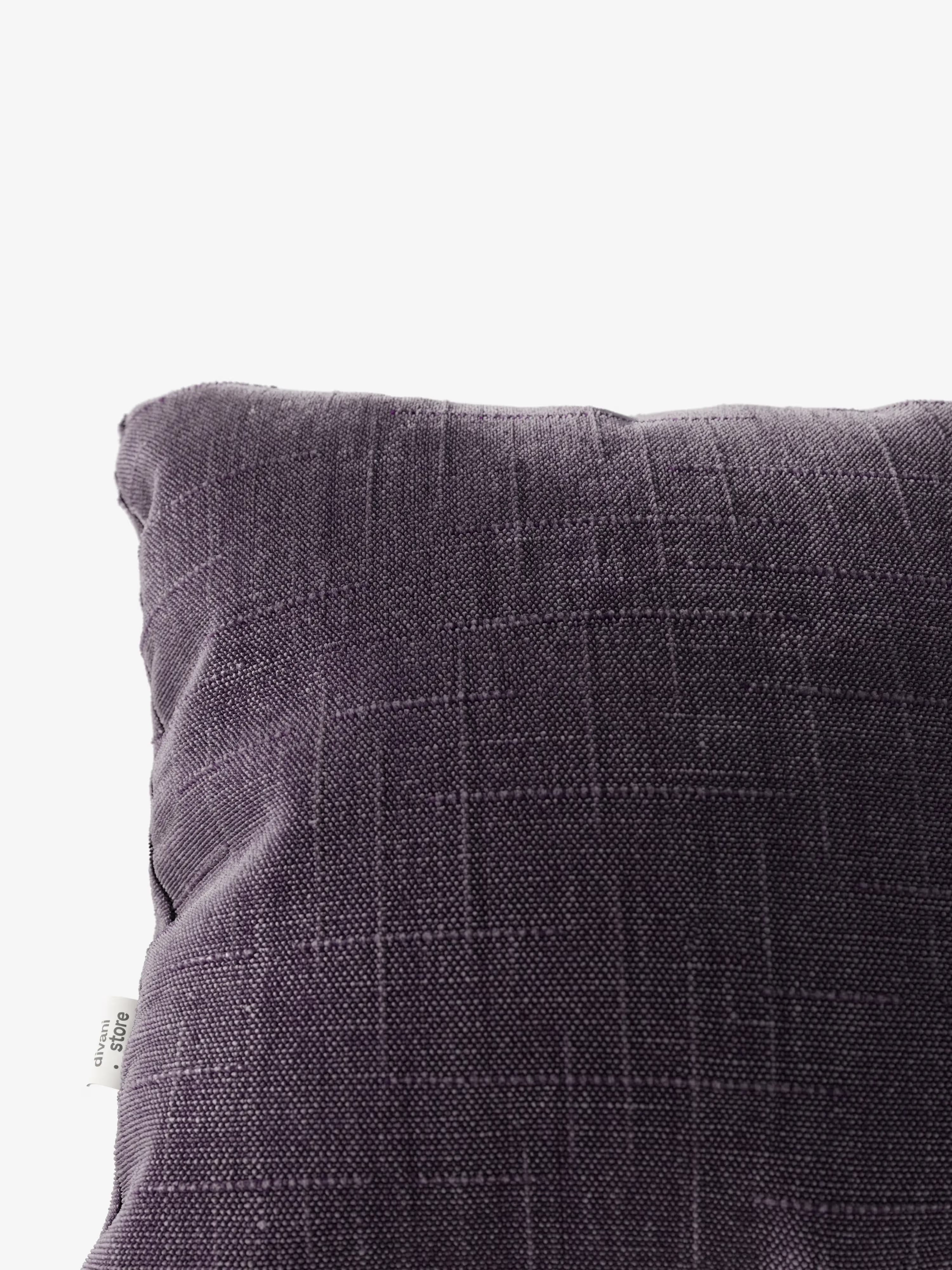 Kimono Decorative square padded cushion 45x45 in stain-resistant and water-repellent jacquard fabric