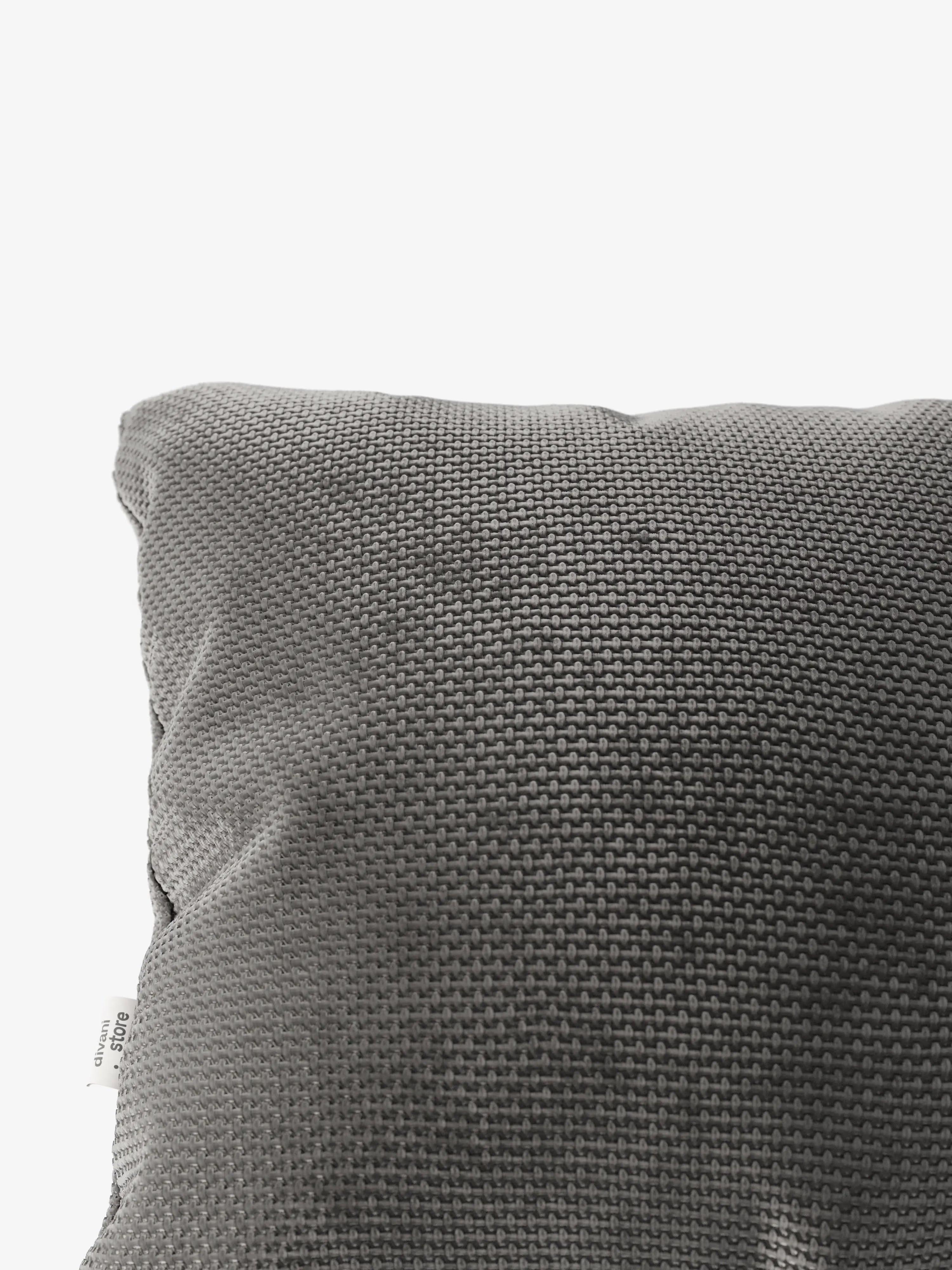 Aston Decorative square padded cushion 45x45 in water-repellent chenille fabric