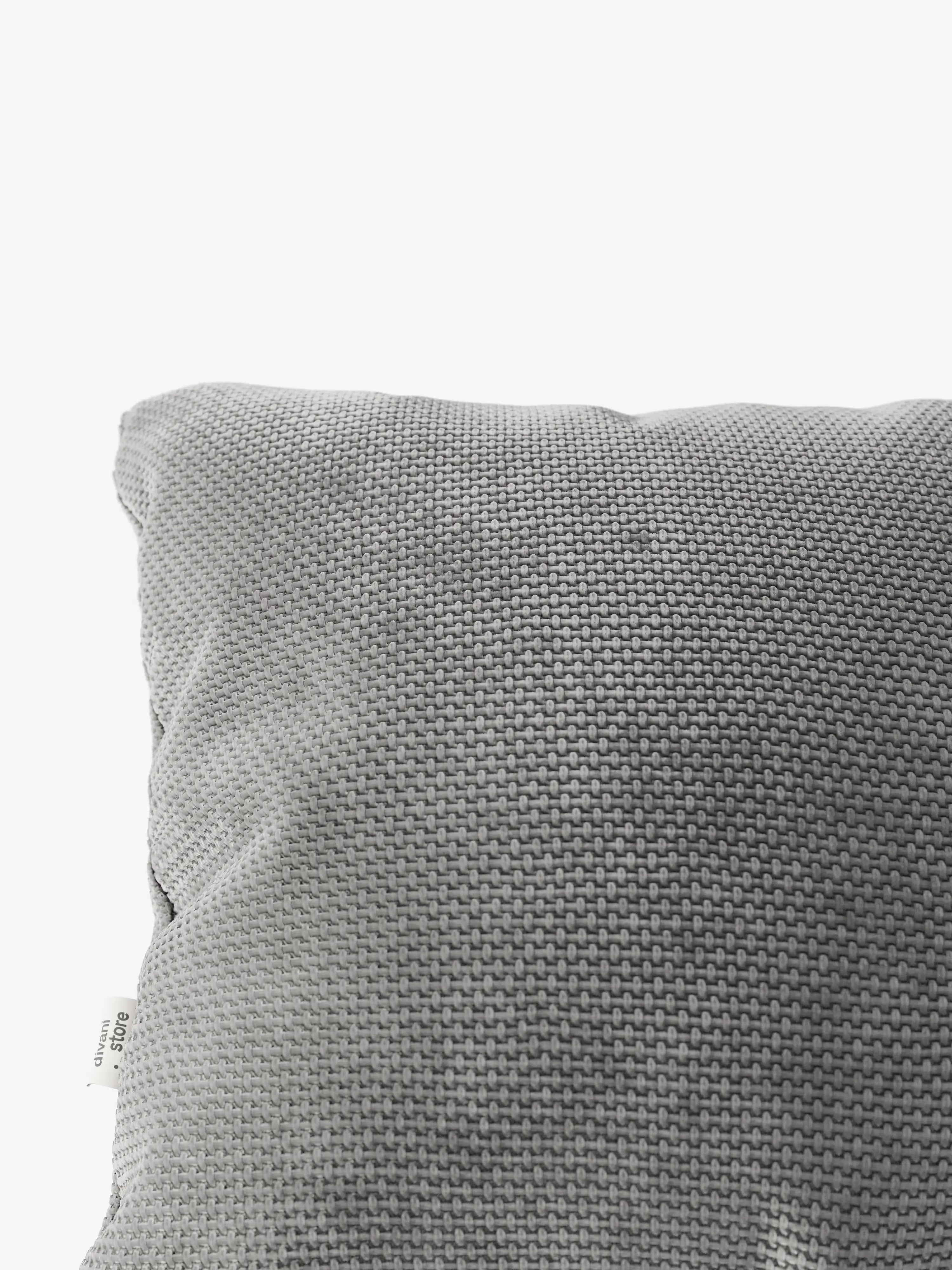 Aston Decorative square padded cushion 45x45 in water-repellent chenille fabric