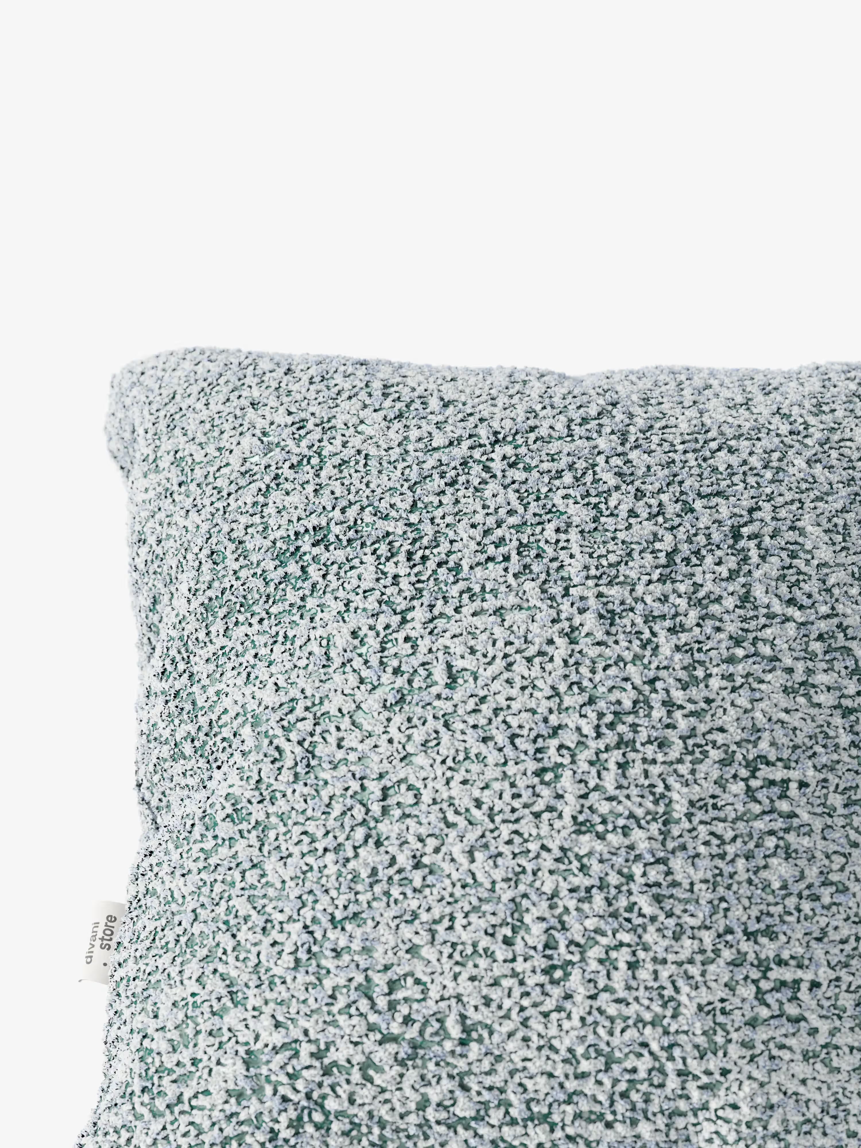 Magnolia Cuscino imbottito decorativo quadrato 45x45 in Bouclé Mélange Elegante e Materico