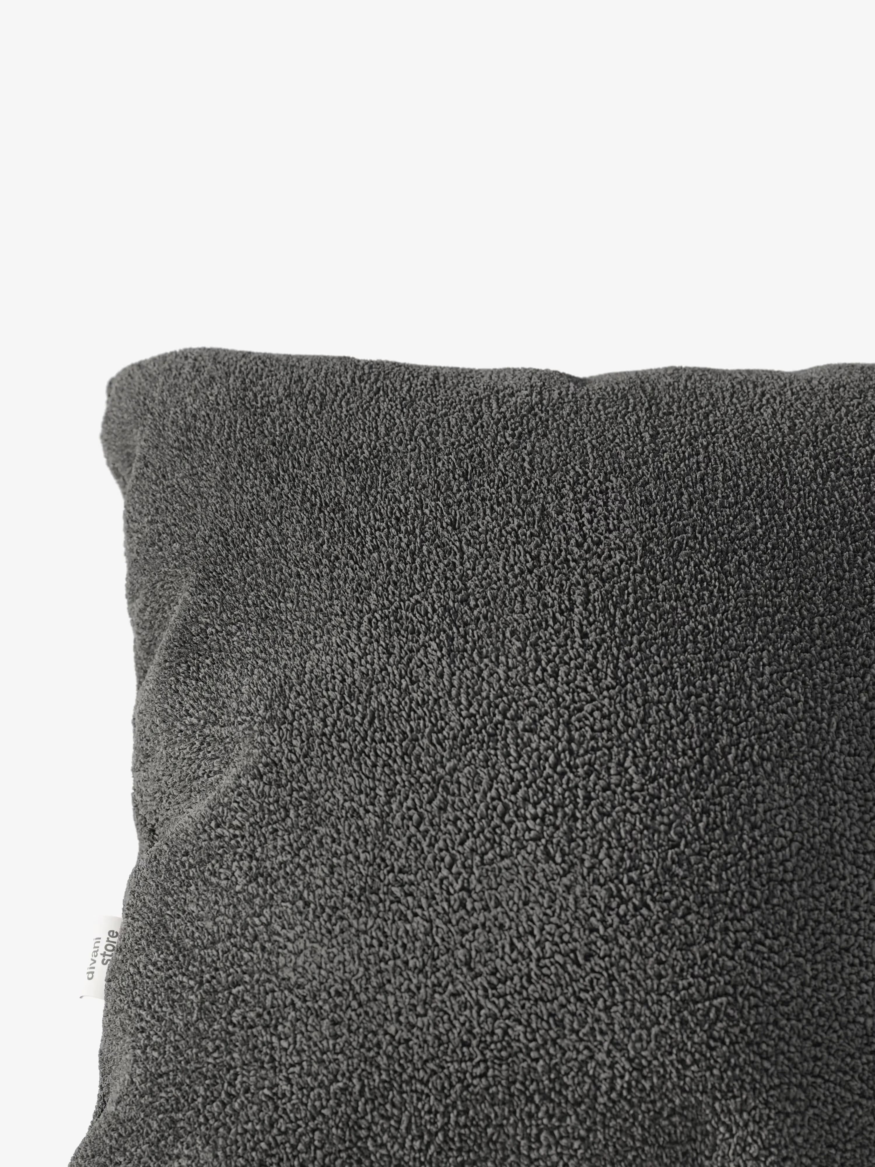 Favola Coussin décoratif carré 45x45 en tissu bouclé détachable – décoratif et design