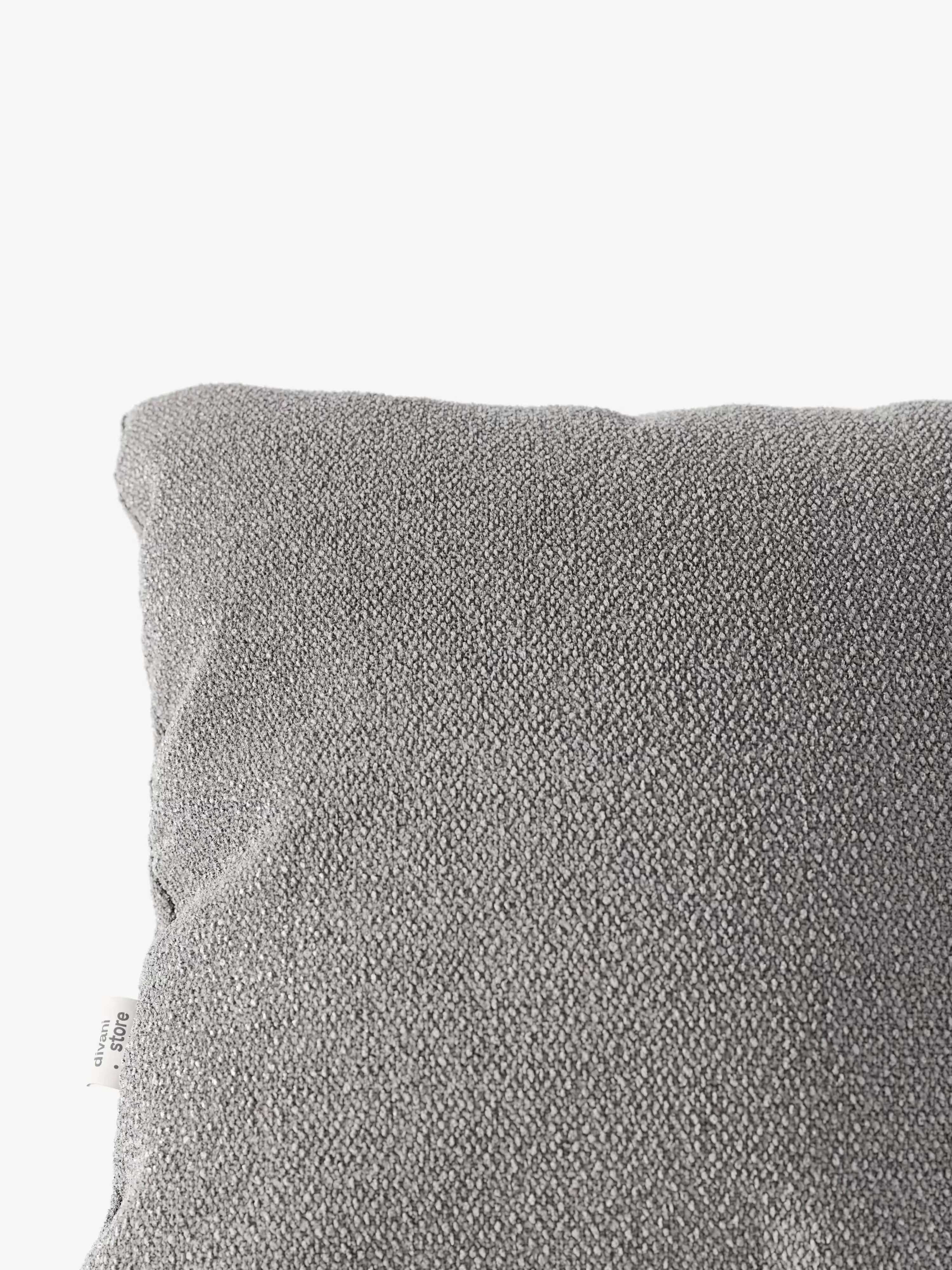 Lambada decorative square padded cushion 45x45 cm in stain-resistant cotton-effect fabric