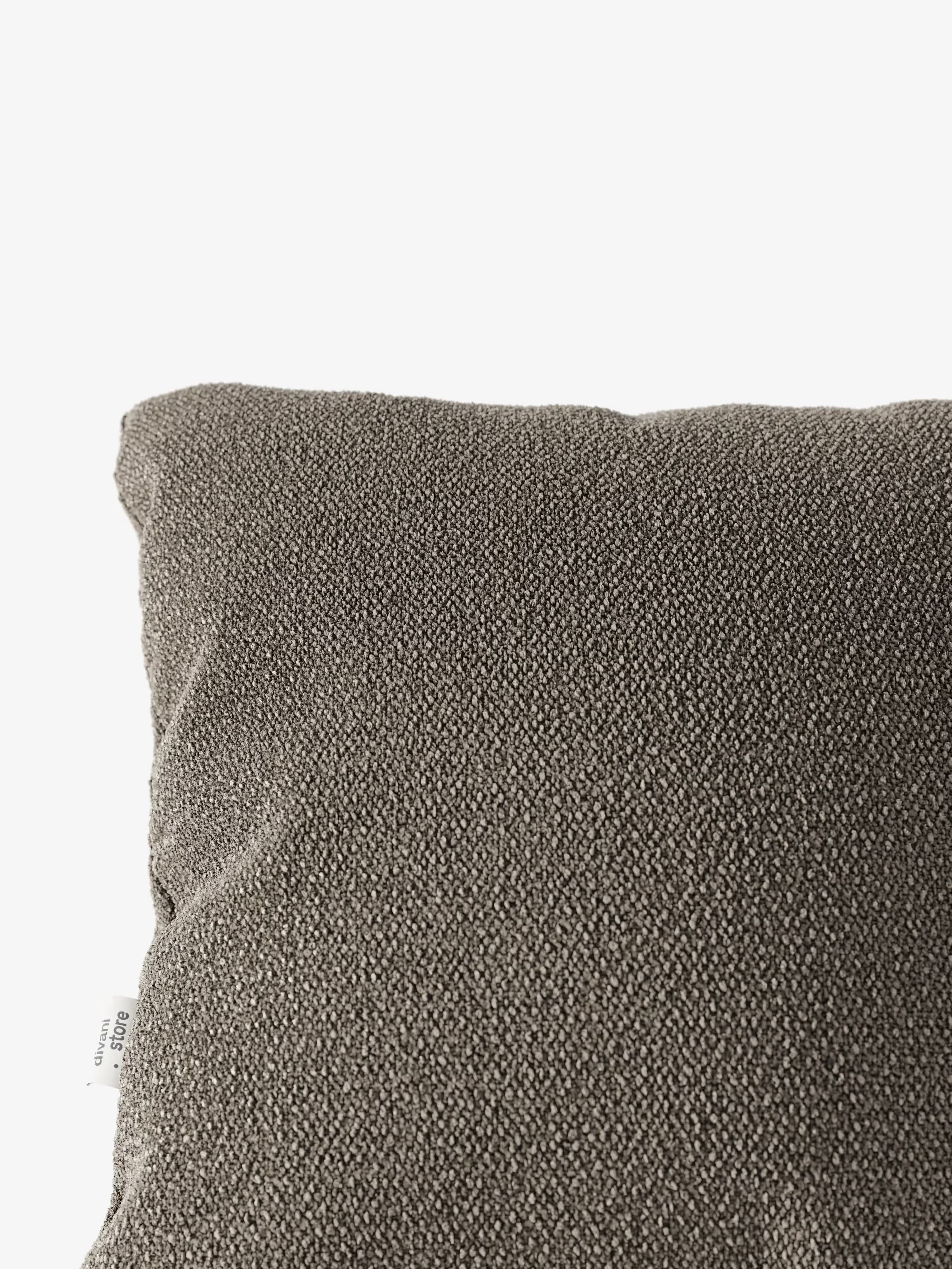 Lambada decorative square padded cushion 45x45 cm in stain-resistant cotton-effect fabric