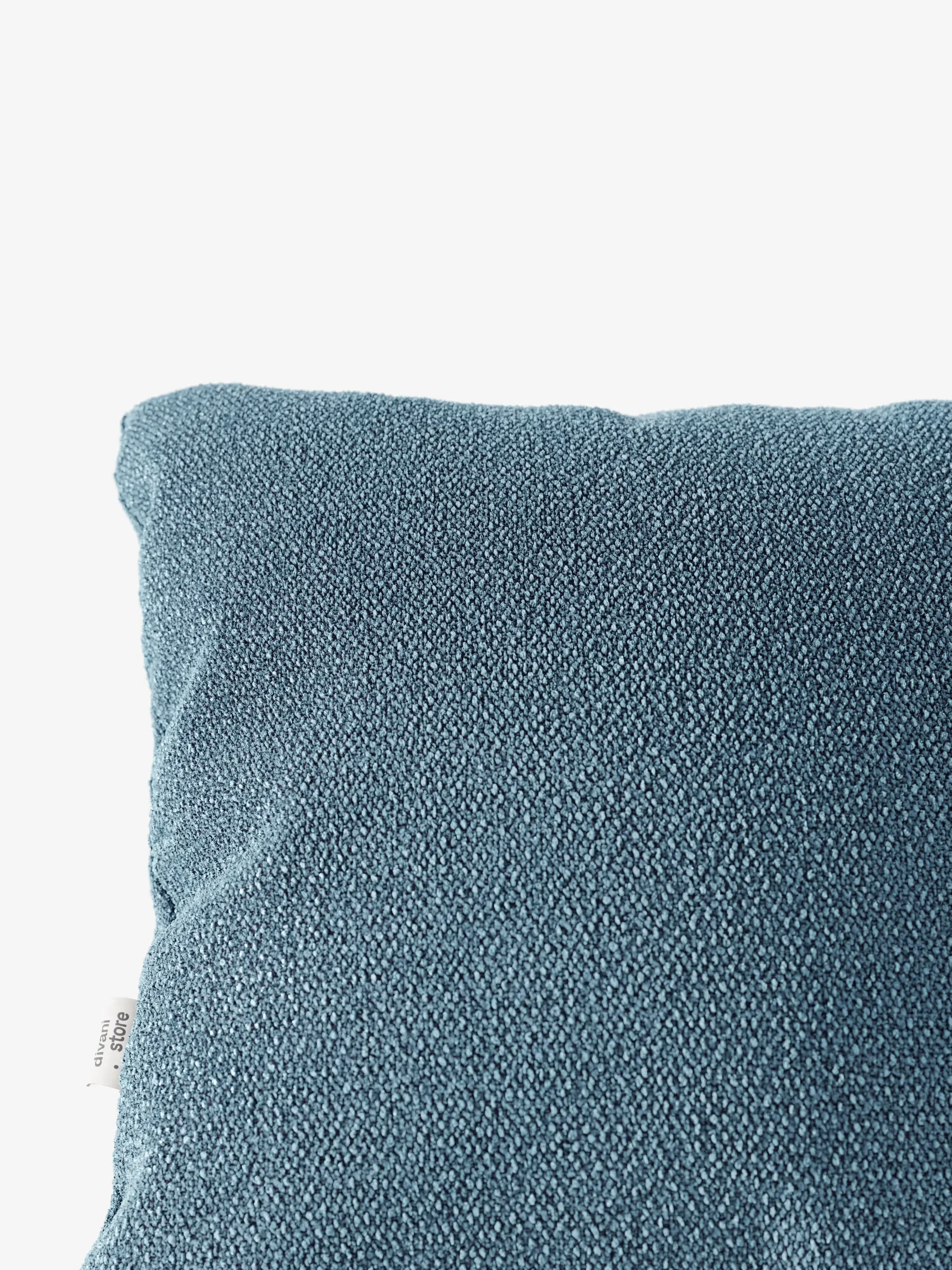 Lambada decorative square padded cushion 45x45 cm in stain-resistant cotton-effect fabric