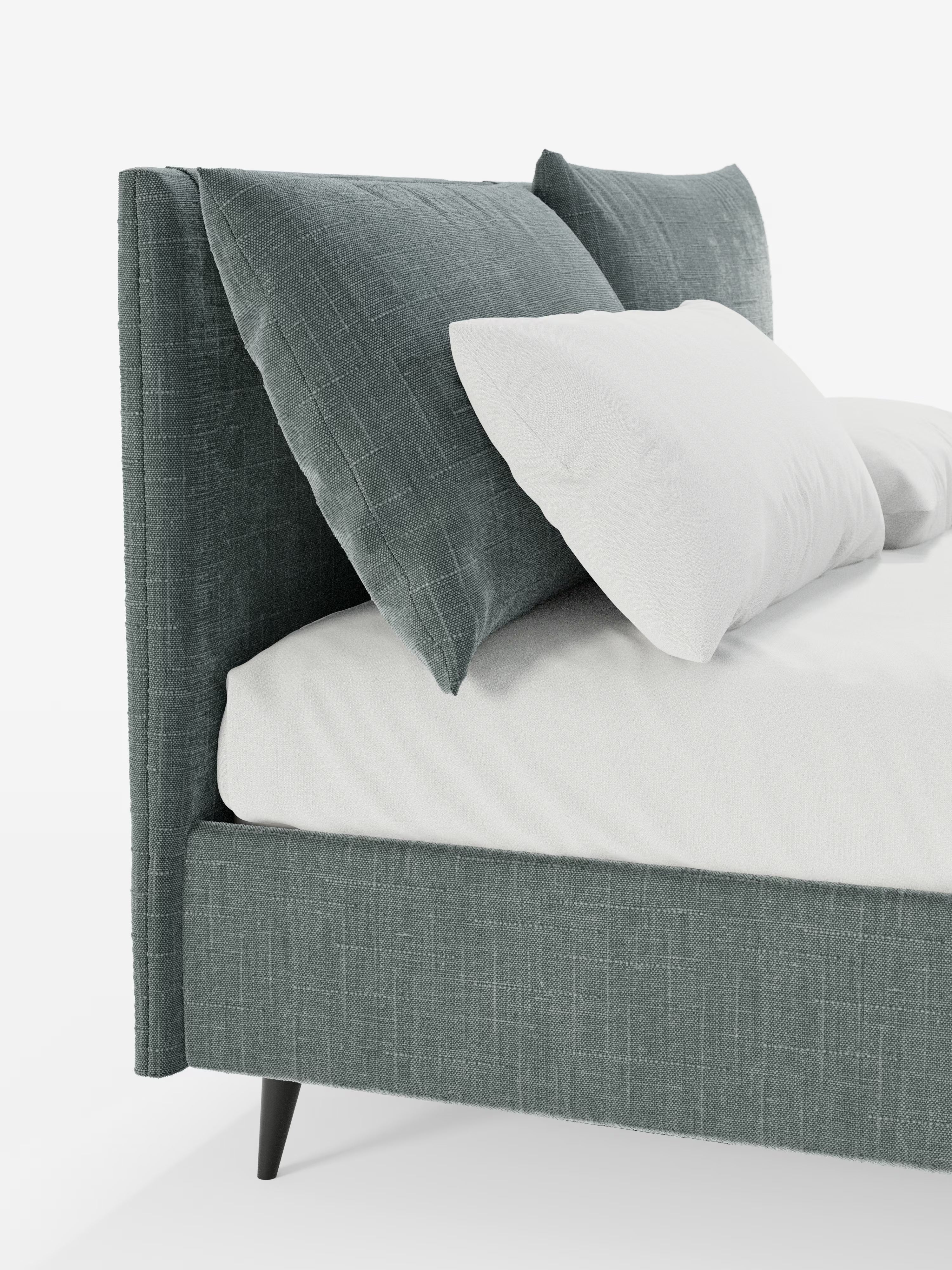 Elsa Letto Contenitore Imbottito sfoderabile in tessuto Kimono jacquard smacchiabile