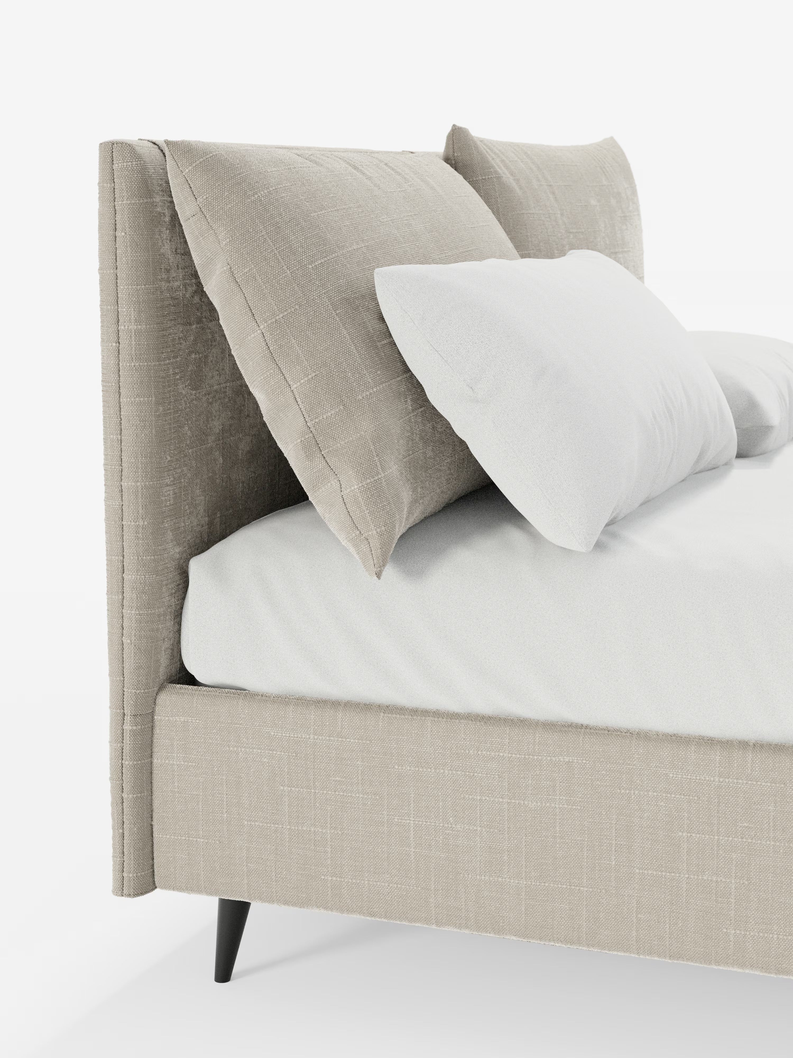 Elsa Letto Contenitore Imbottito sfoderabile in tessuto Kimono jacquard smacchiabile