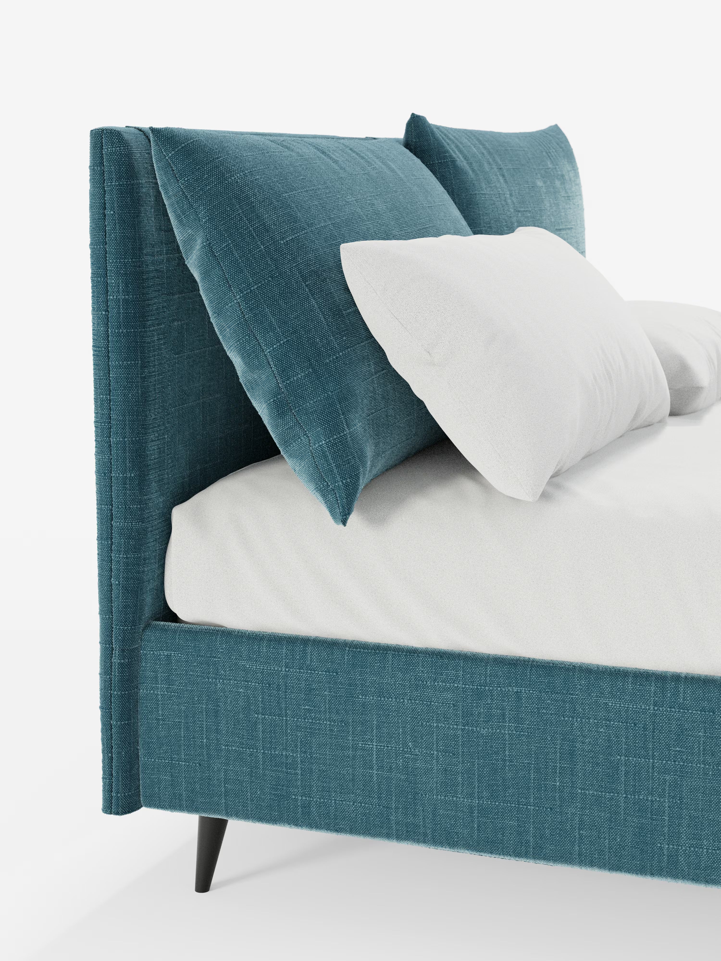 Elsa Letto Contenitore Imbottito sfoderabile in tessuto Kimono jacquard smacchiabile