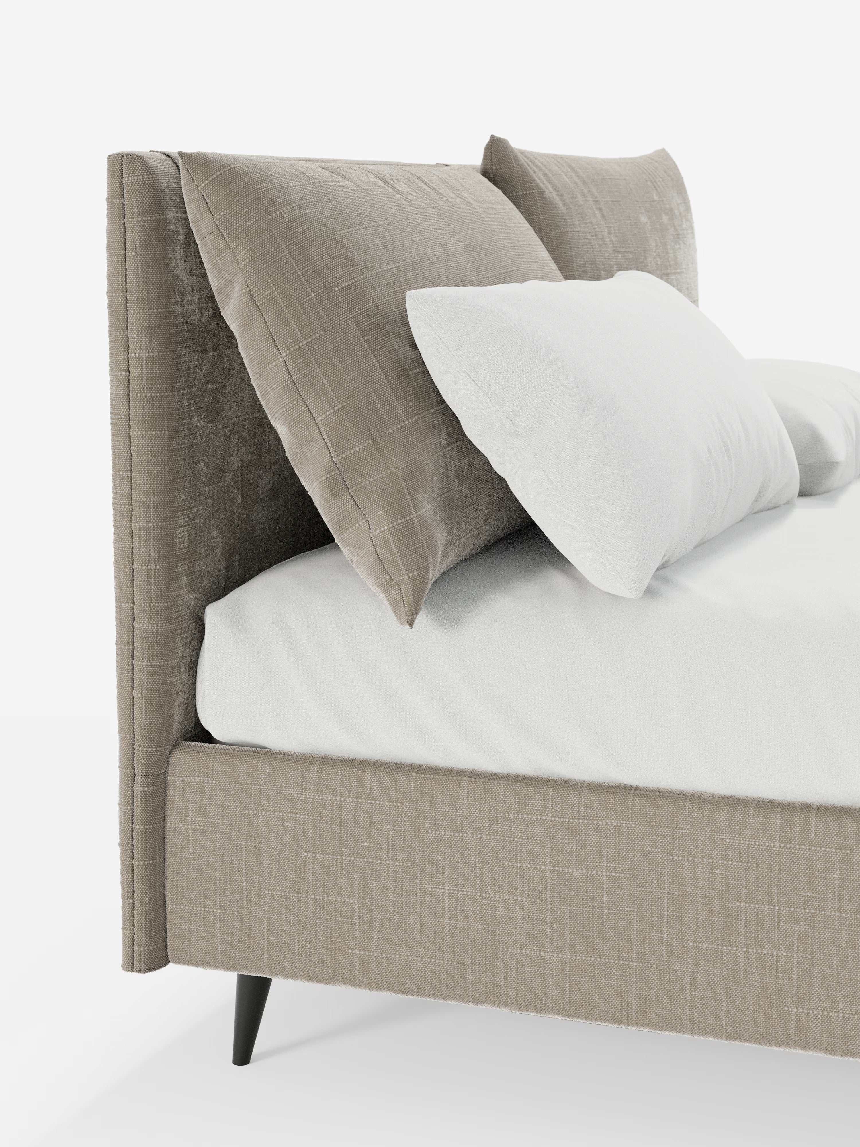 Elsa Letto Contenitore Imbottito sfoderabile in tessuto Kimono jacquard smacchiabile