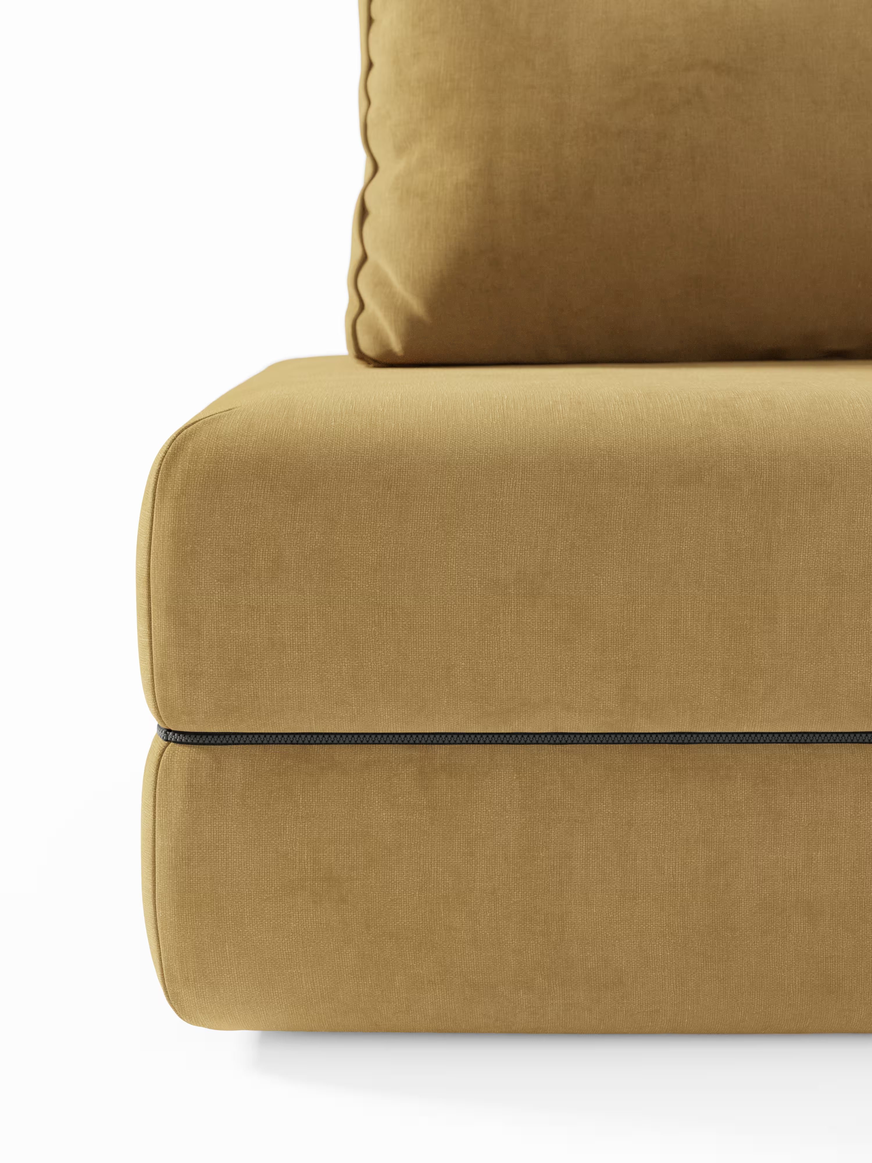 Rift Divano letto matrimoniale 3 posti moderno in tessuto smacchiabile – materasso 22 cm memory e schienali mobili