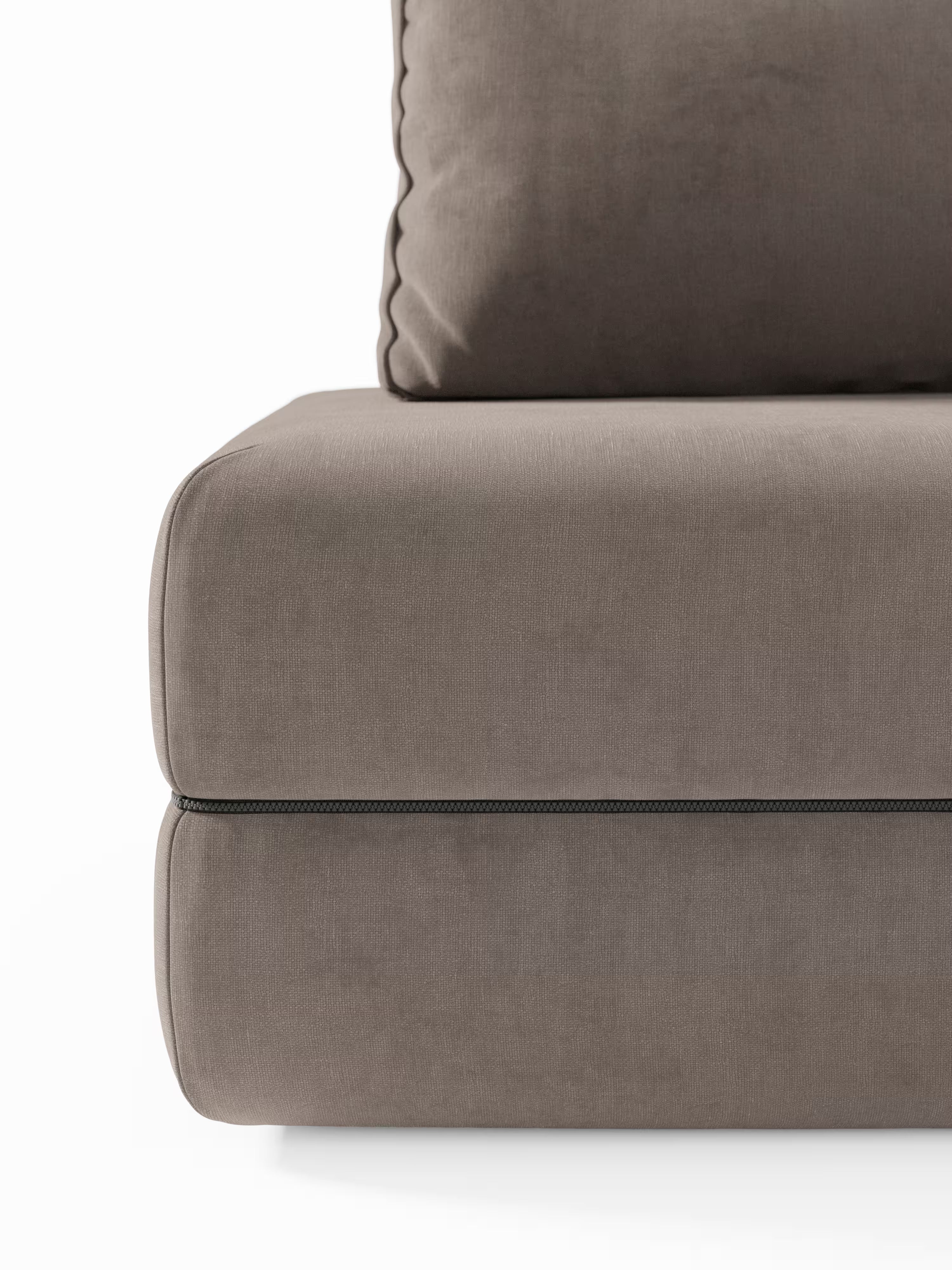 Rift Divano letto matrimoniale 3 posti moderno in tessuto smacchiabile – materasso 22 cm memory e schienali mobili