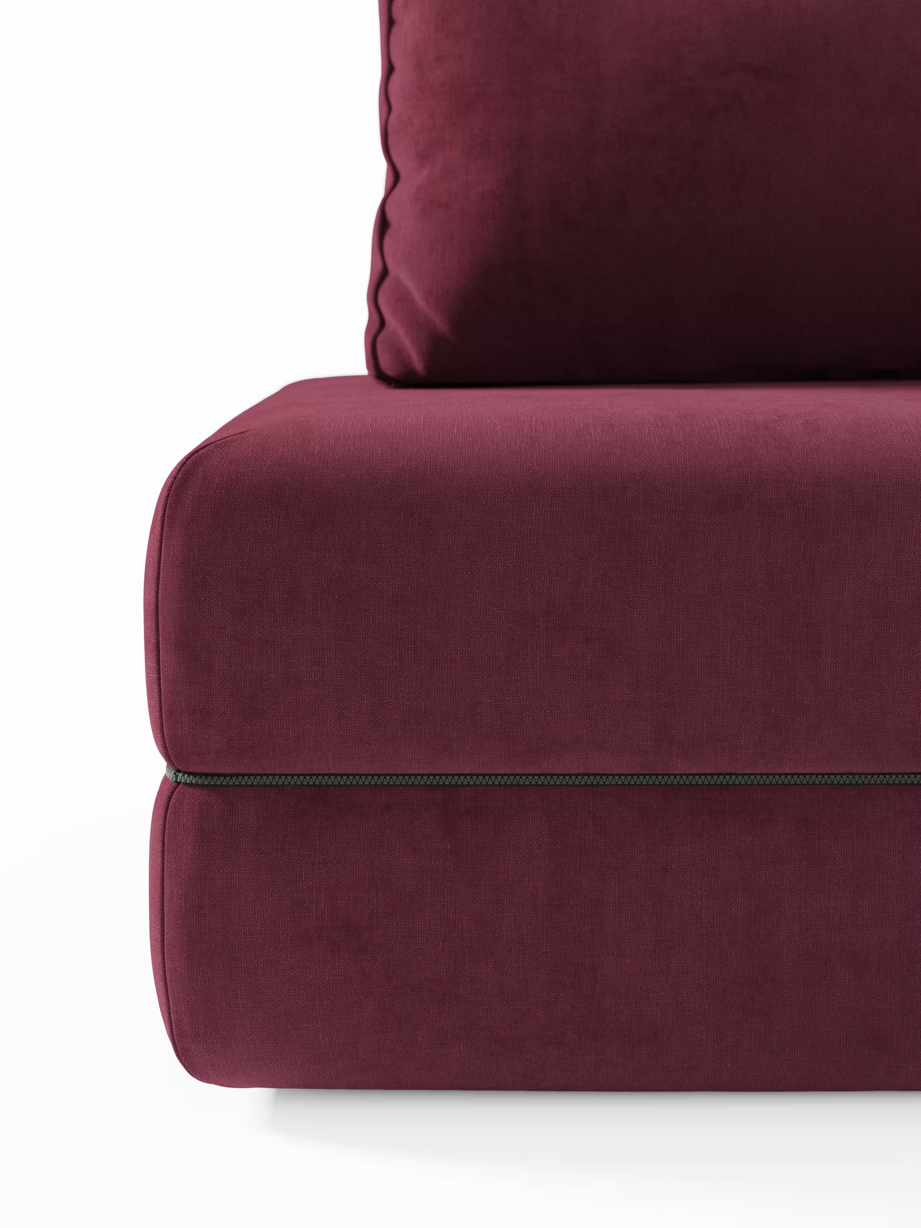 Rift Divano letto matrimoniale 3 posti moderno in tessuto smacchiabile – materasso 22 cm memory e schienali mobili