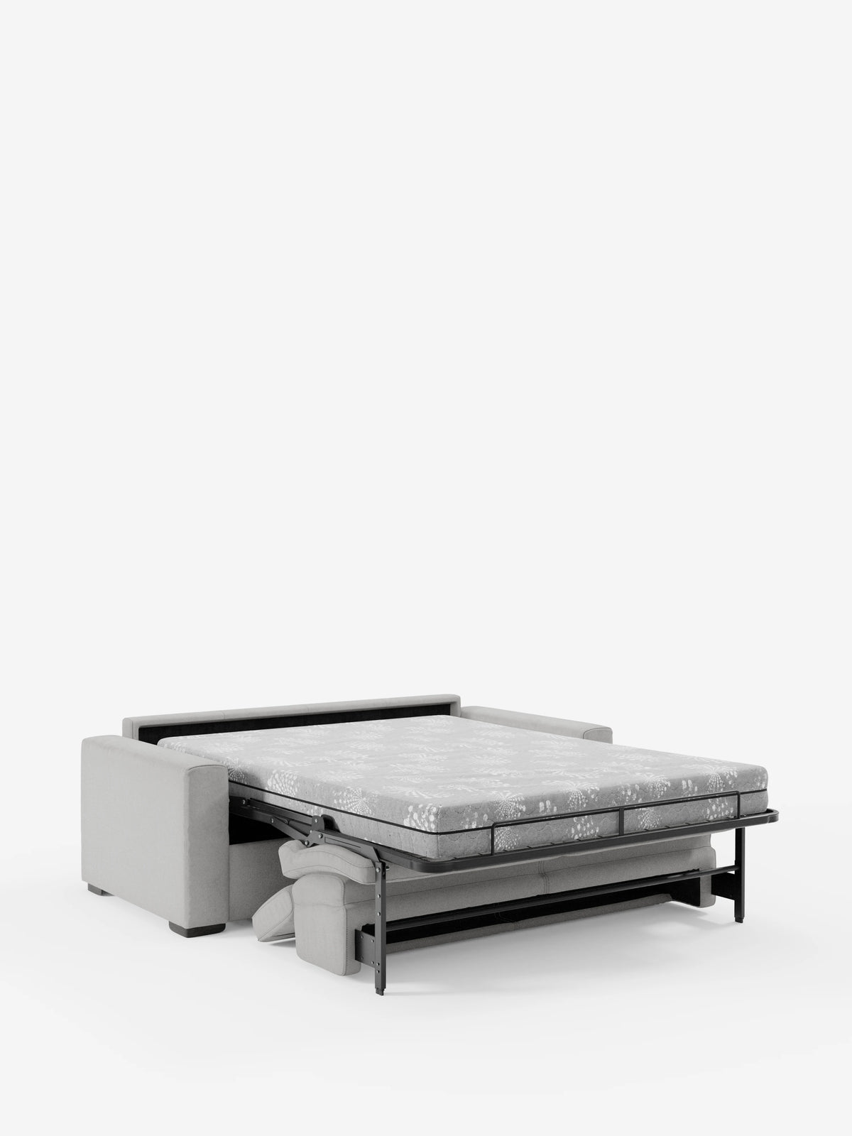 Maximus Divano letto 3 posti e materasso ALTO 20 cm - Poggiatesta reclinabili in tessuto smacchiabile Oeko-Tex