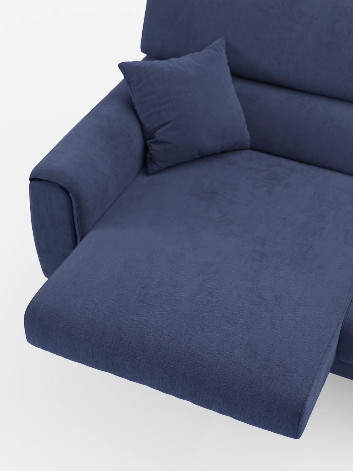 Caravaggio Sofa für 2 oder 3 Personen mit ausziehbaren Sitzen und verstellbaren Kopfstützen aus fleckenabweisendem Stoff