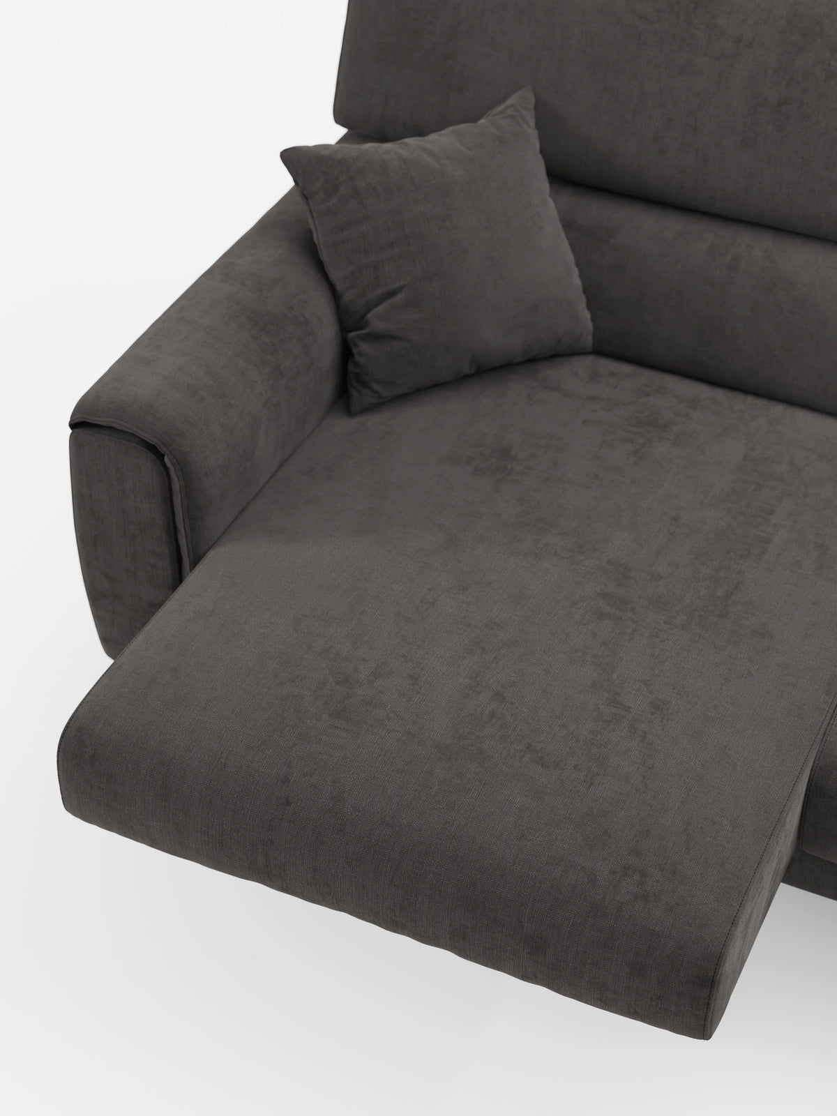 Caravaggio Sofa für 2 oder 3 Personen mit ausziehbaren Sitzen und verstellbaren Kopfstützen aus fleckenabweisendem Stoff