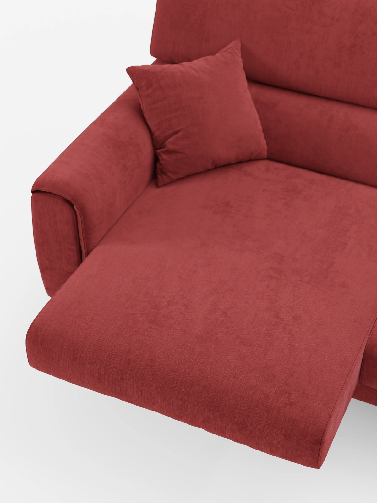 Caravaggio Sofa für 2 oder 3 Personen mit ausziehbaren Sitzen und verstellbaren Kopfstützen aus fleckenabweisendem Stoff