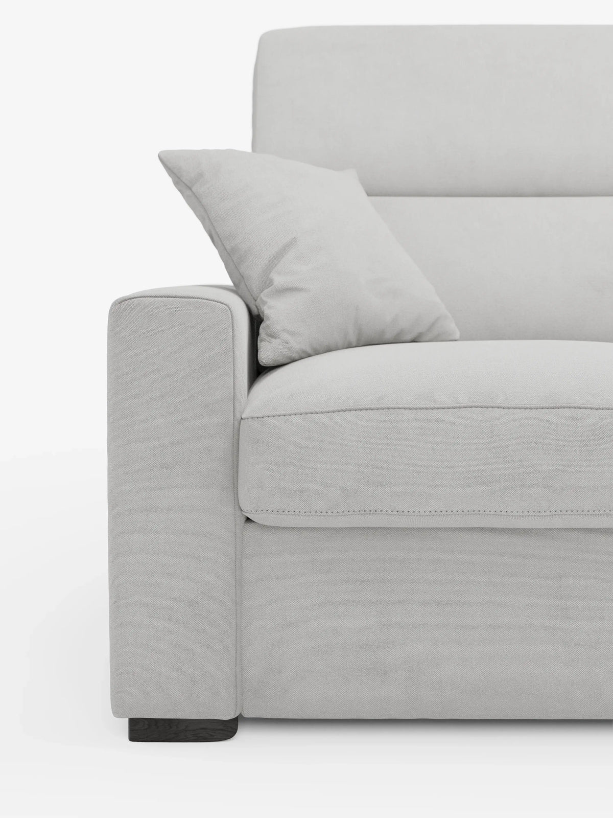 Maximus Divano letto 3 posti e materasso ALTO 20 cm - Poggiatesta reclinabili in tessuto smacchiabile Oeko-Tex