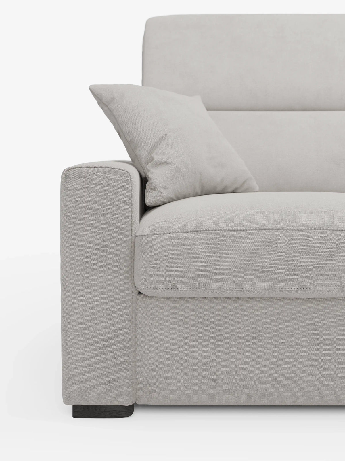 Maximus Divano letto 3 posti e materasso ALTO 20 cm - Poggiatesta reclinabili in tessuto smacchiabile Oeko-Tex