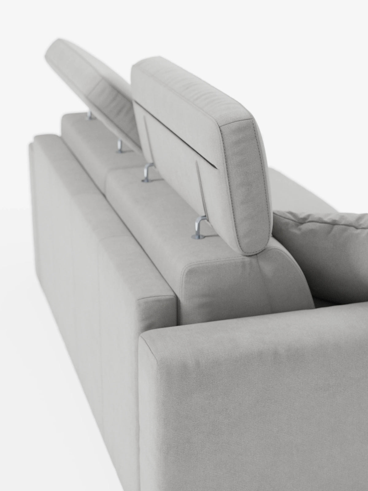 Maximus Divano letto 3 posti e materasso ALTO 20 cm - Poggiatesta reclinabili in tessuto smacchiabile Oeko-Tex