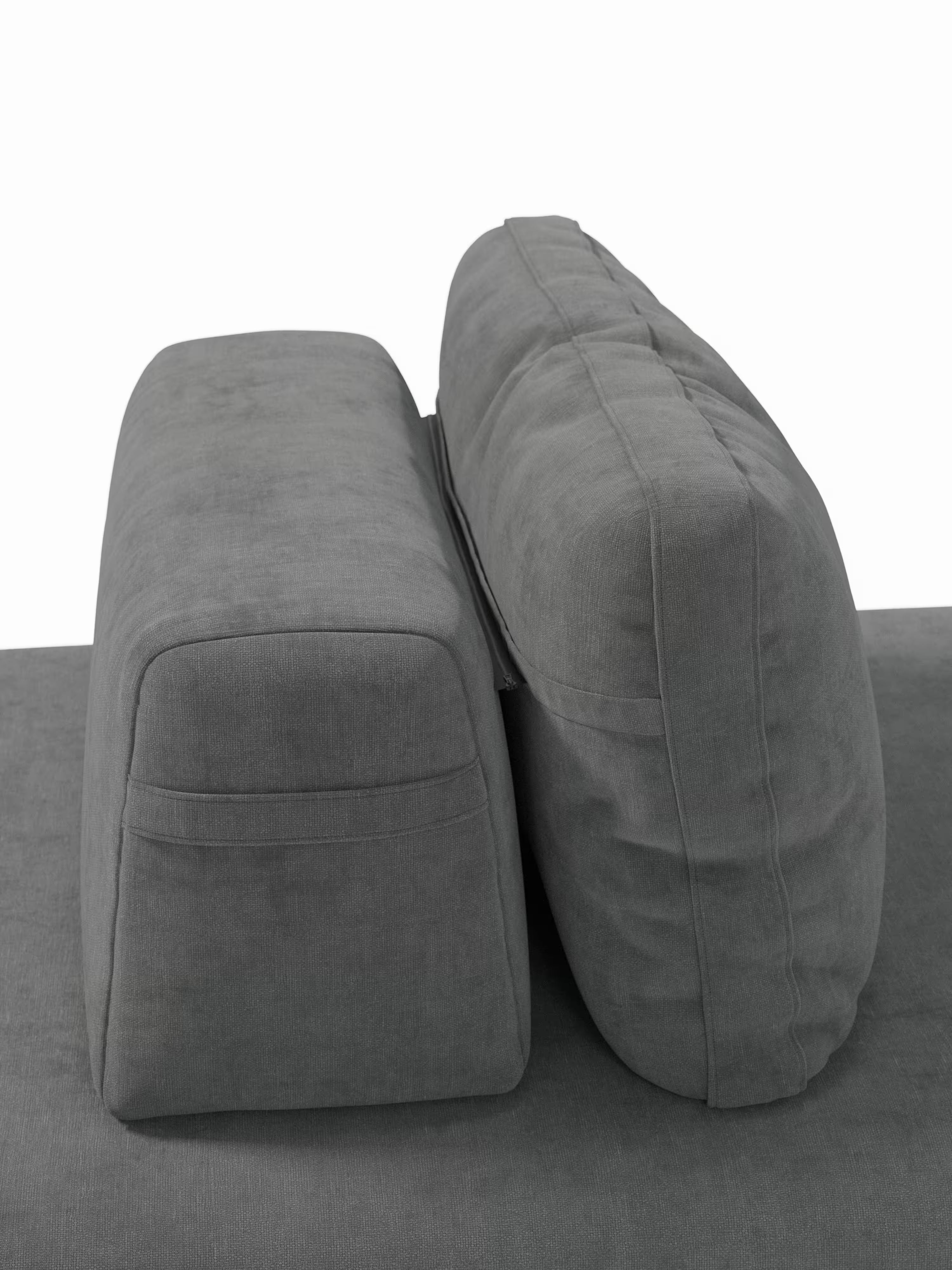 Rift Divano letto matrimoniale 3 posti moderno in tessuto smacchiabile – materasso 22 cm memory e schienali mobili