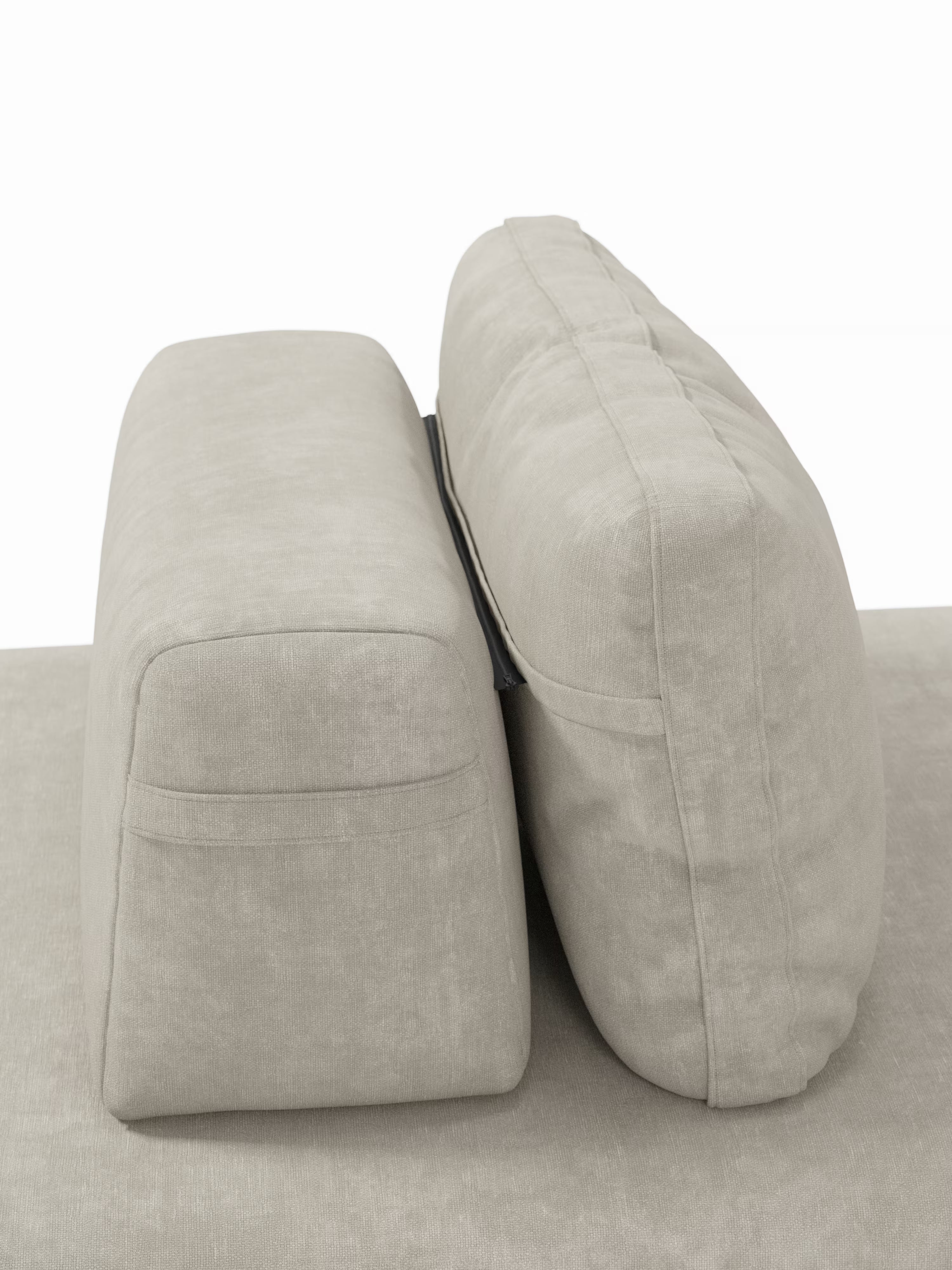 Rift Divano letto matrimoniale 3 posti moderno in tessuto smacchiabile – materasso 22 cm memory e schienali mobili