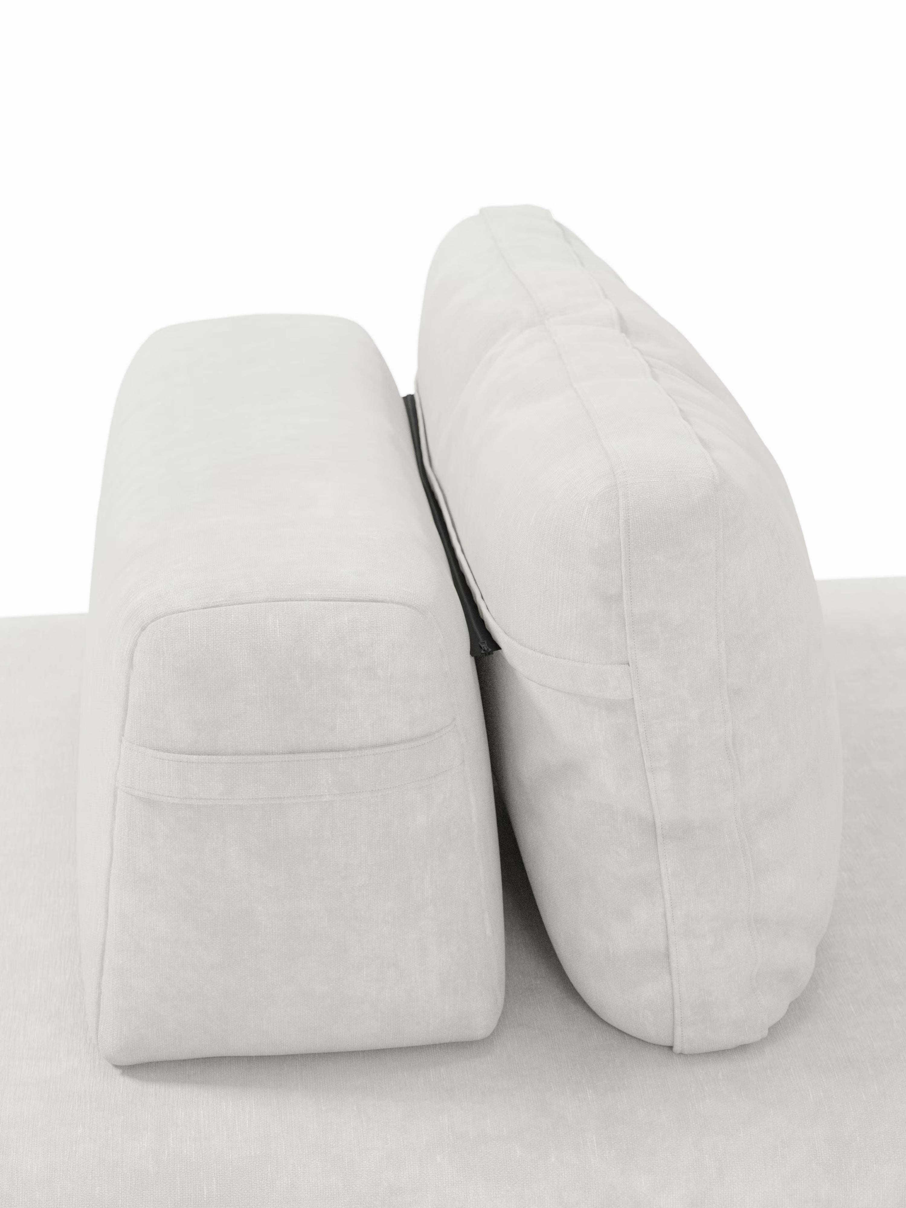 Rift Divano letto matrimoniale 3 posti moderno in tessuto smacchiabile – materasso 22 cm memory e schienali mobili