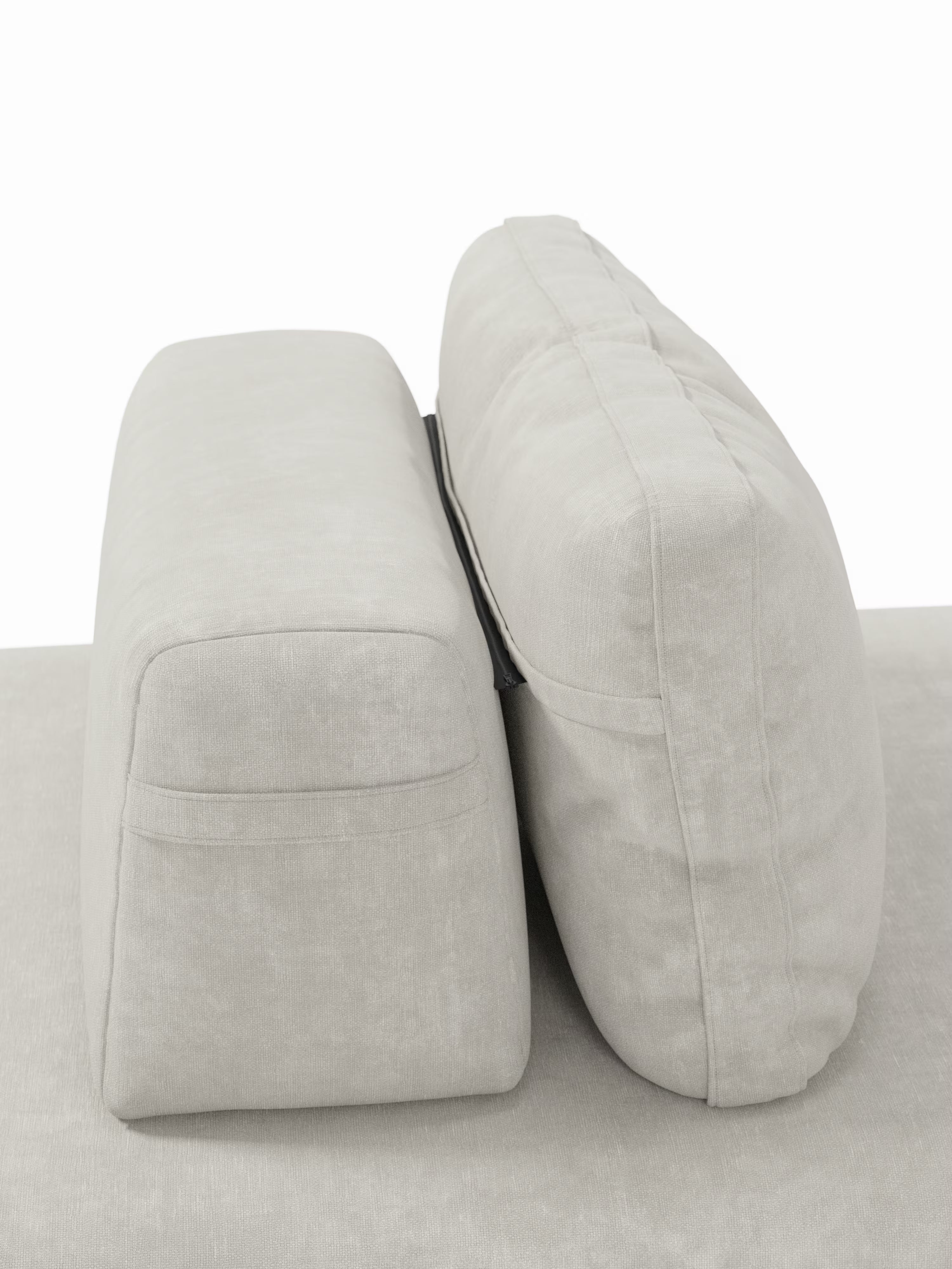 Rift Divano letto matrimoniale 3 posti moderno in tessuto smacchiabile – materasso 22 cm memory e schienali mobili