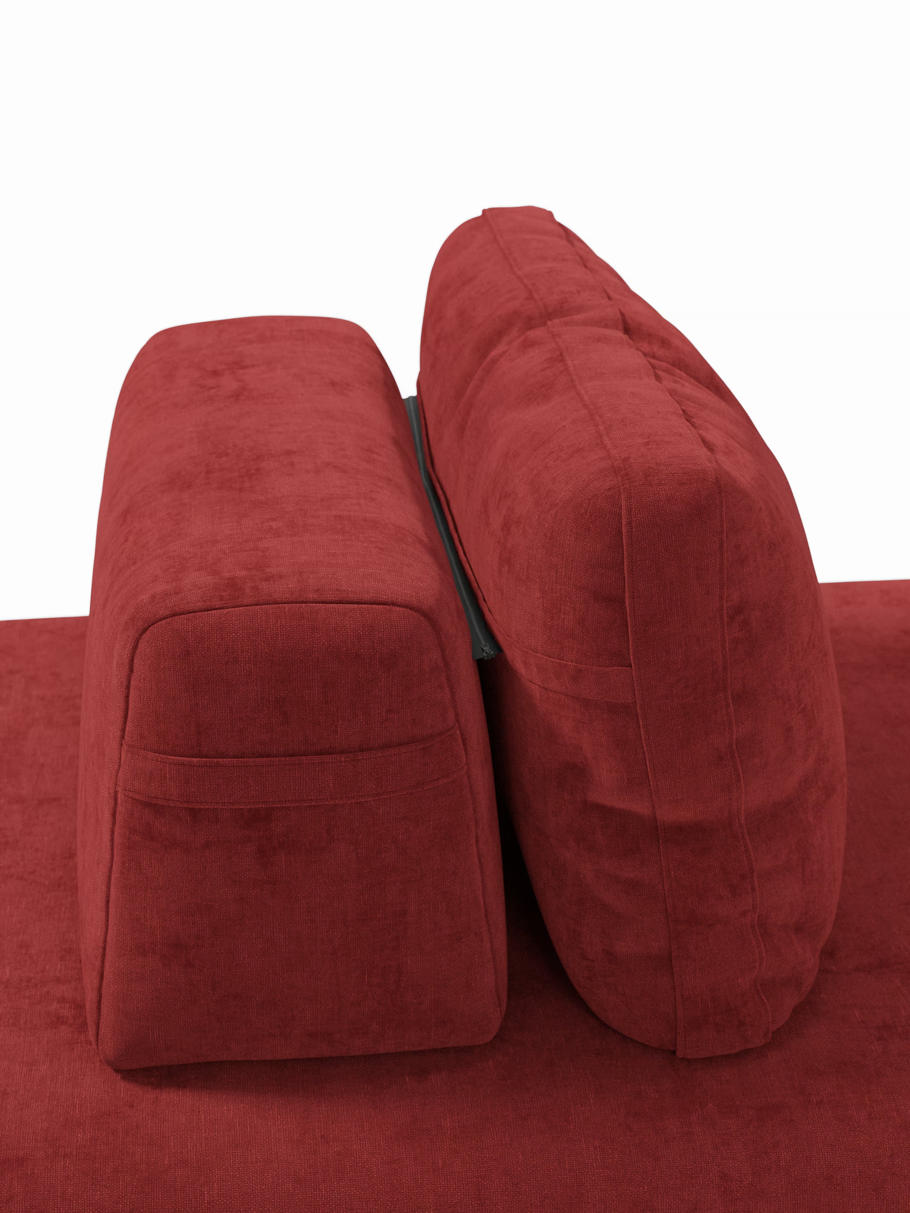 Rift Divano letto matrimoniale 3 posti moderno in tessuto smacchiabile – materasso 22 cm memory e schienali mobili