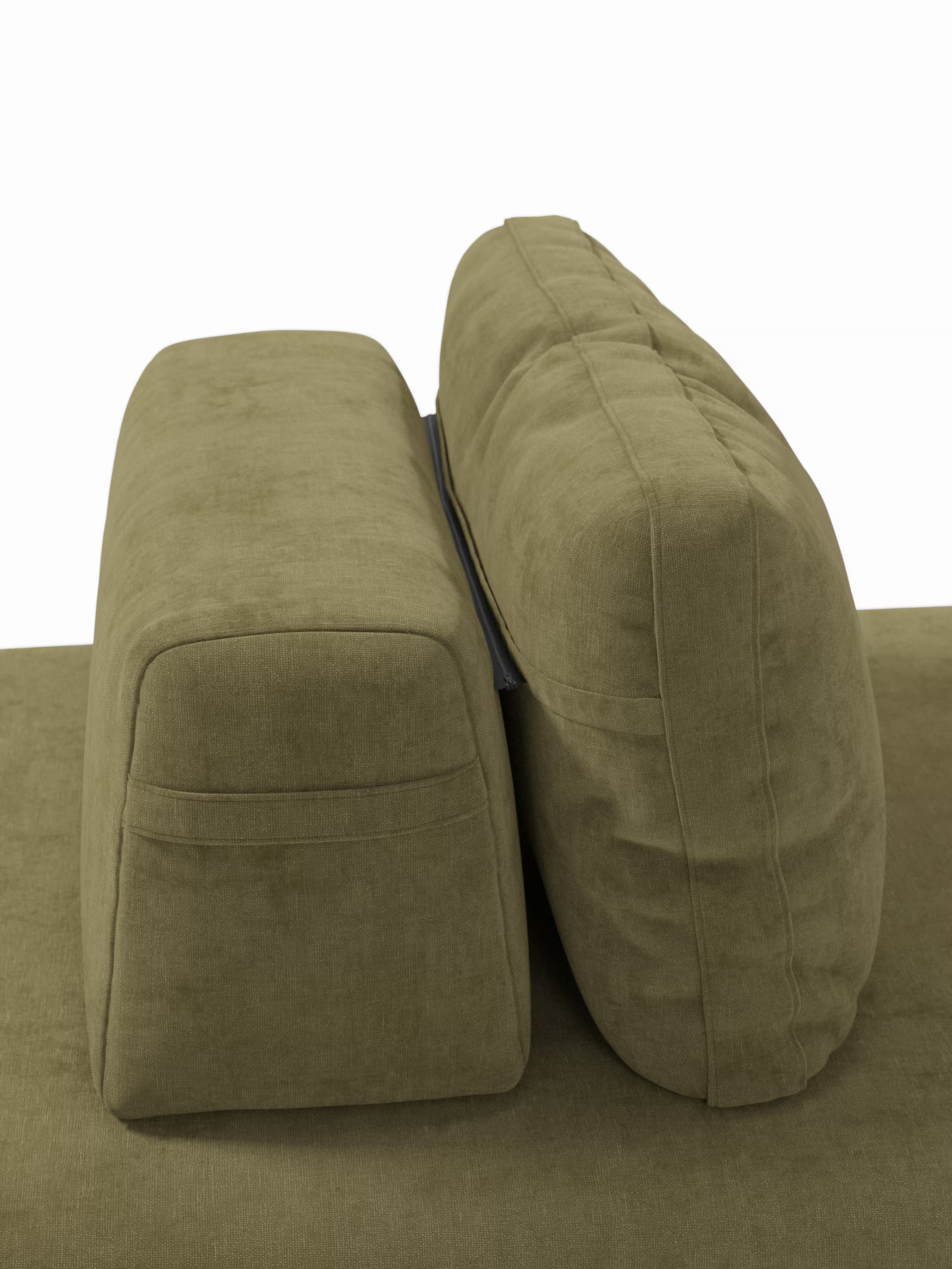 Rift Divano letto matrimoniale 3 posti moderno in tessuto smacchiabile – materasso 22 cm memory e schienali mobili
