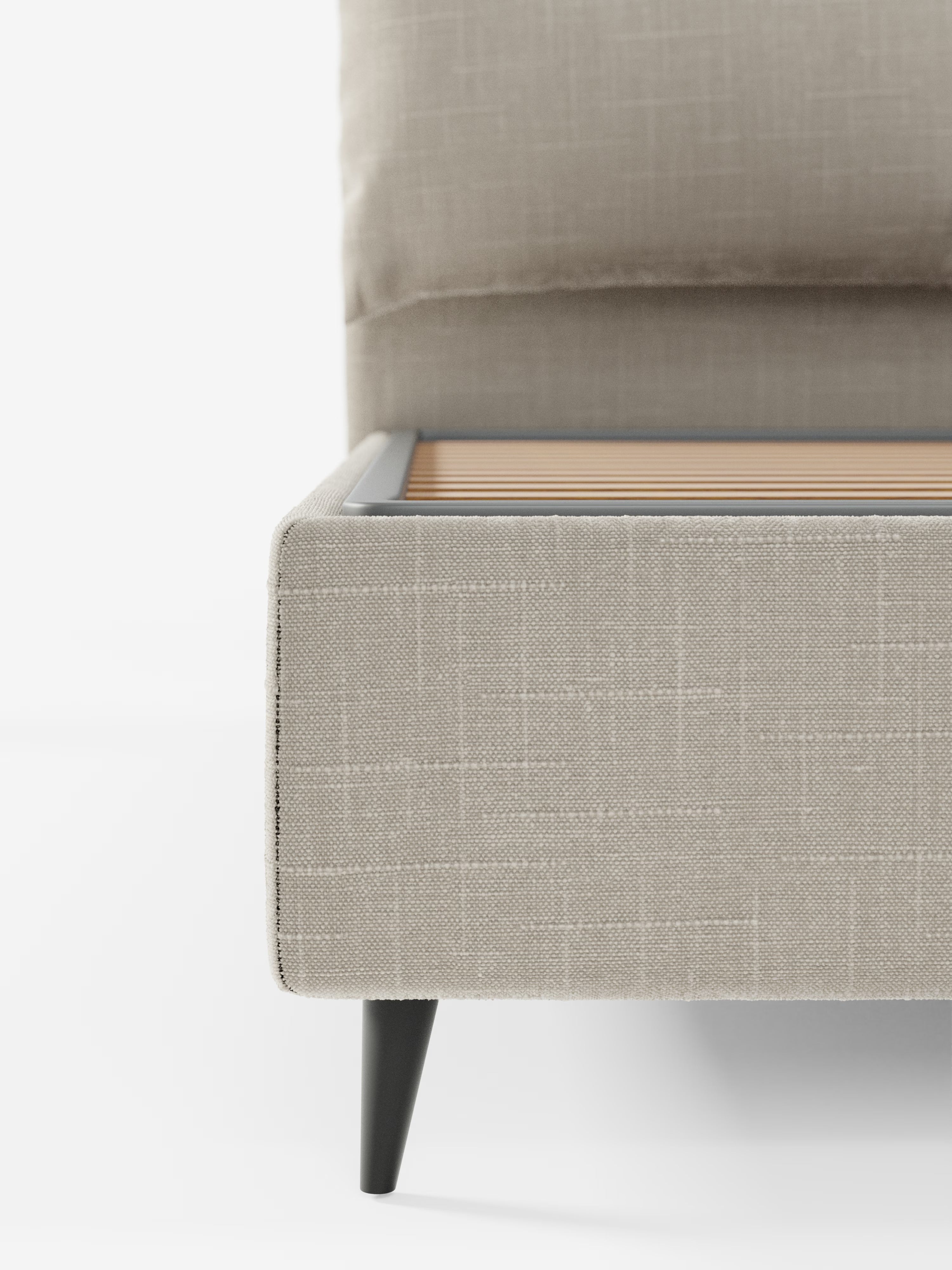 Elsa Letto Contenitore Imbottito sfoderabile in tessuto Kimono jacquard smacchiabile