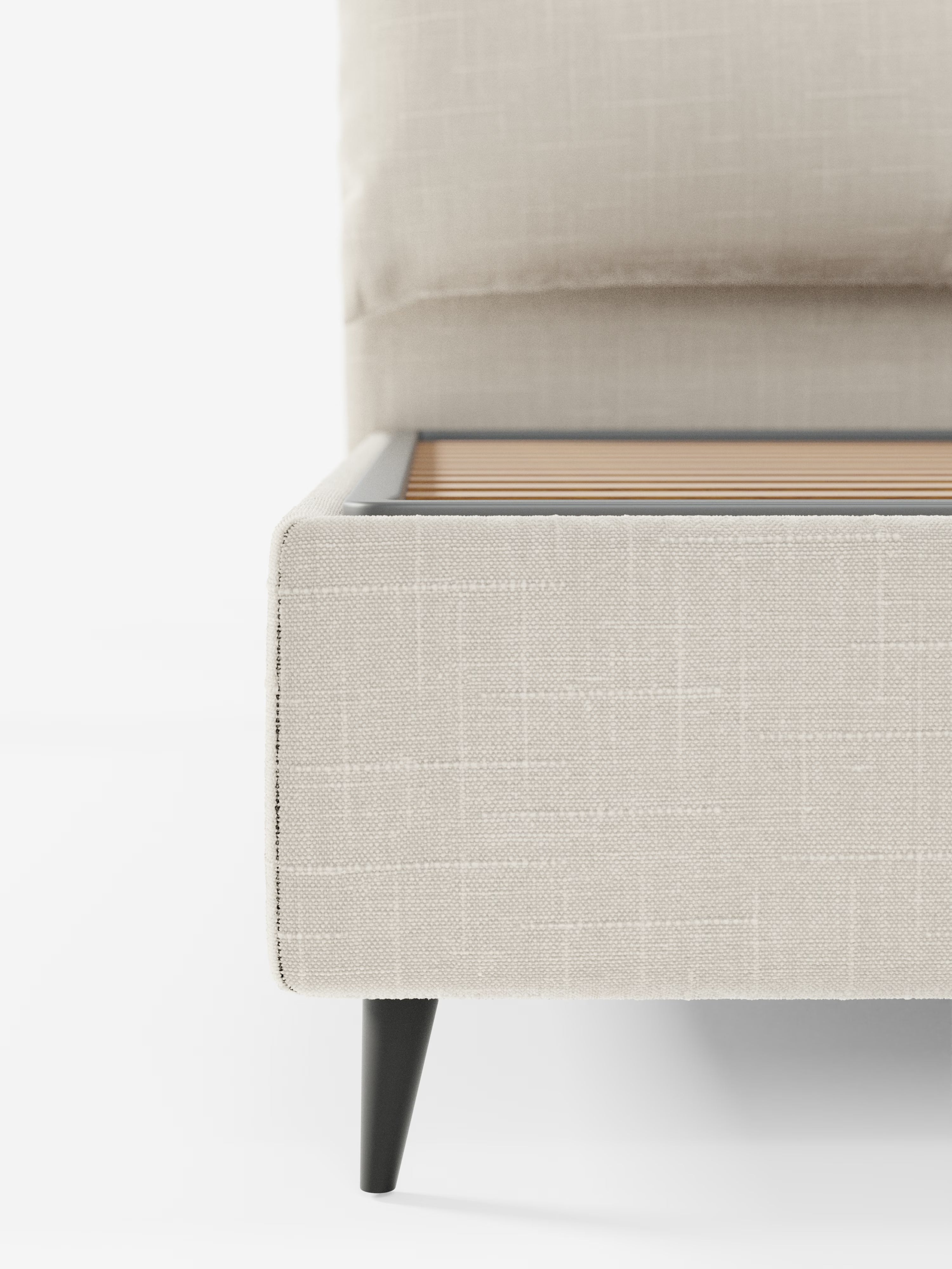 Elsa Letto Contenitore Imbottito sfoderabile in tessuto Kimono jacquard smacchiabile