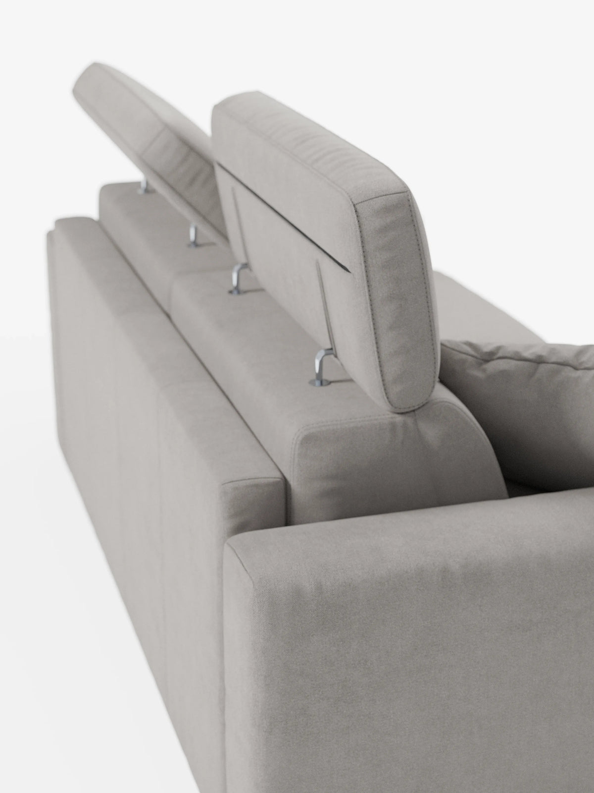 Maximus Divano letto 3 posti e materasso ALTO 20 cm - Poggiatesta reclinabili in tessuto smacchiabile Oeko-Tex