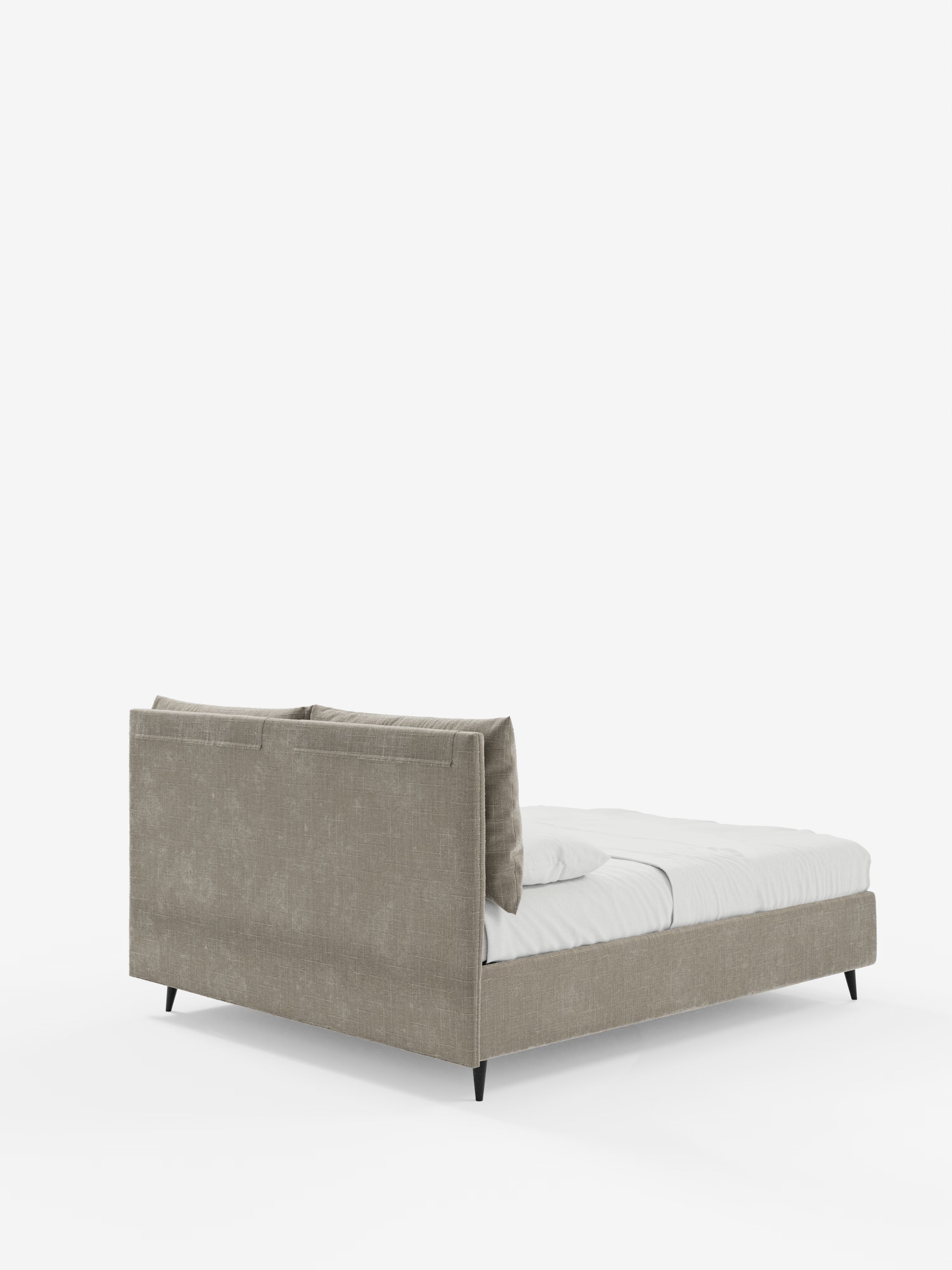 Elsa Letto Contenitore Imbottito sfoderabile in tessuto Kimono jacquard smacchiabile