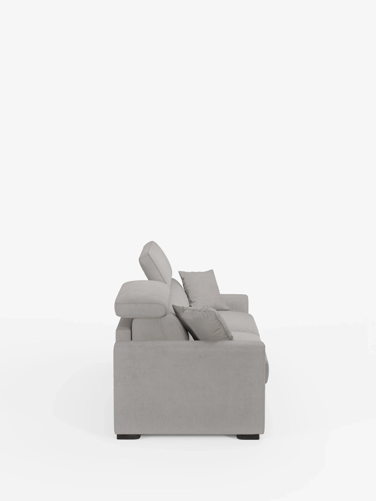 Maximus Divano letto 3 posti e materasso ALTO 20 cm - Poggiatesta reclinabili in tessuto smacchiabile Oeko-Tex