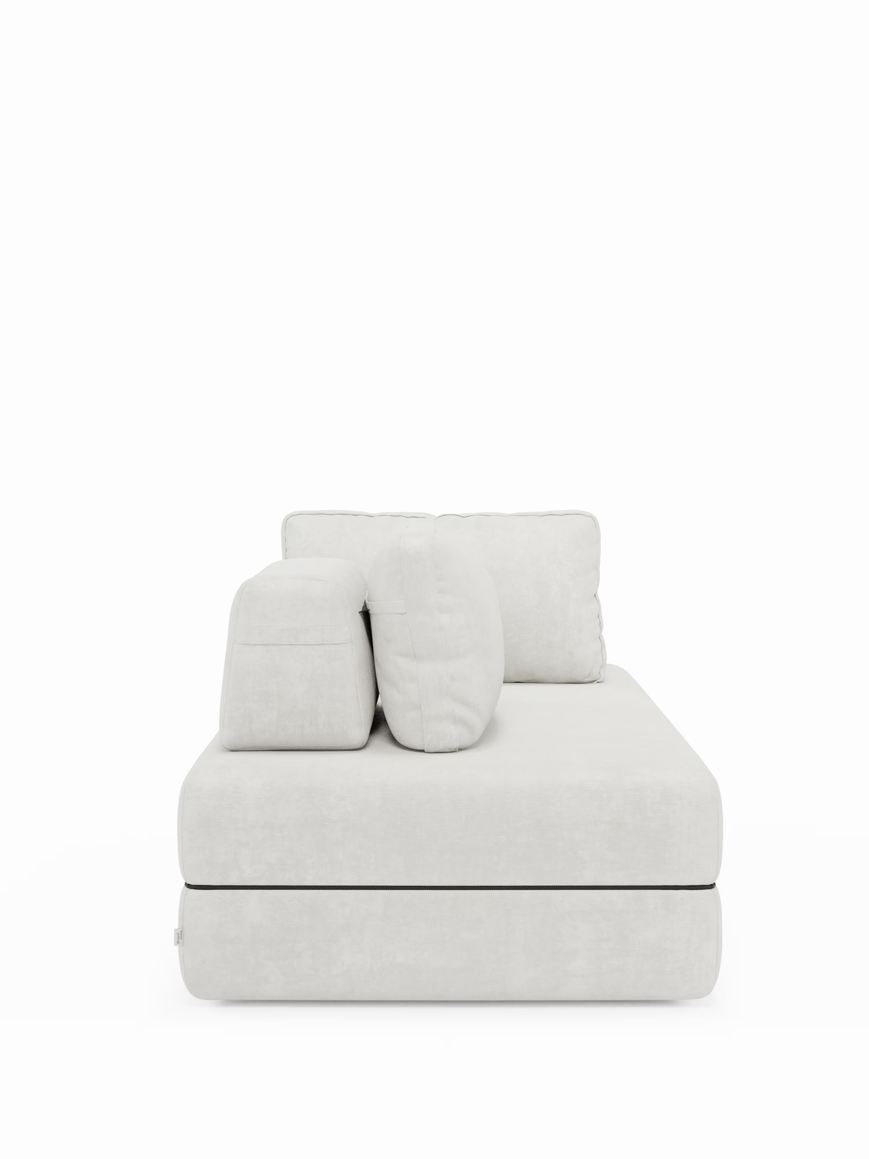 Rift Divano letto matrimoniale 3 posti moderno in tessuto smacchiabile – materasso 22 cm memory e schienali mobili