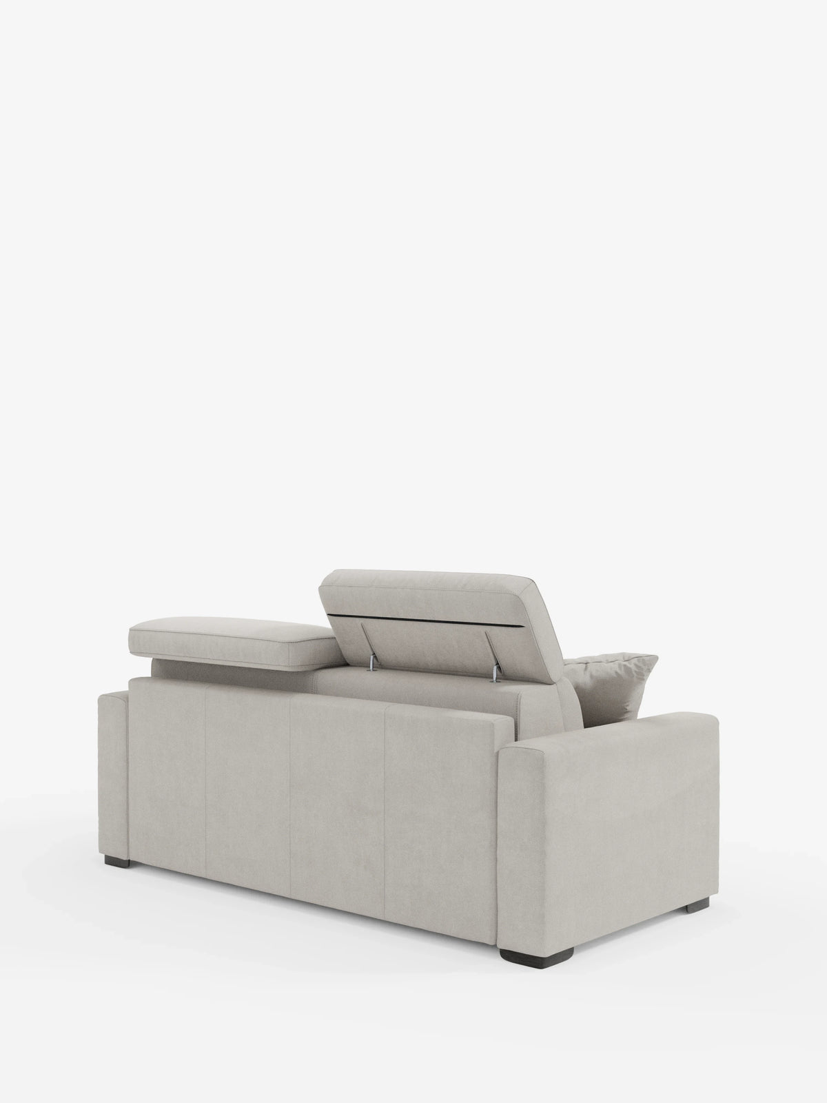 Maximus Divano letto 3 posti e materasso ALTO 20 cm - Poggiatesta reclinabili in tessuto smacchiabile Oeko-Tex