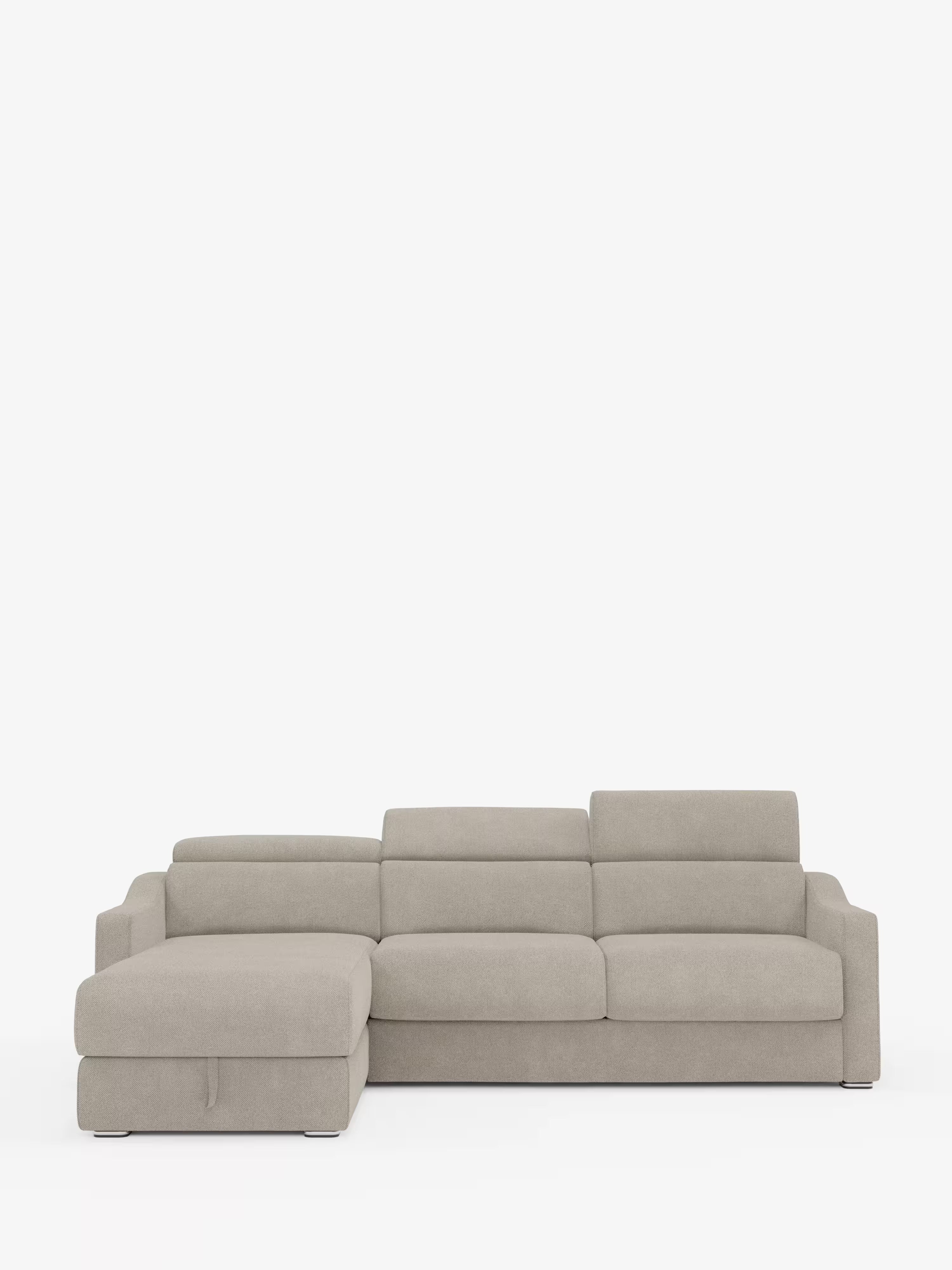 Amber sofá cama rinconero moderno con colchón incluido – tela antimanchas y reposacabezas reclinables