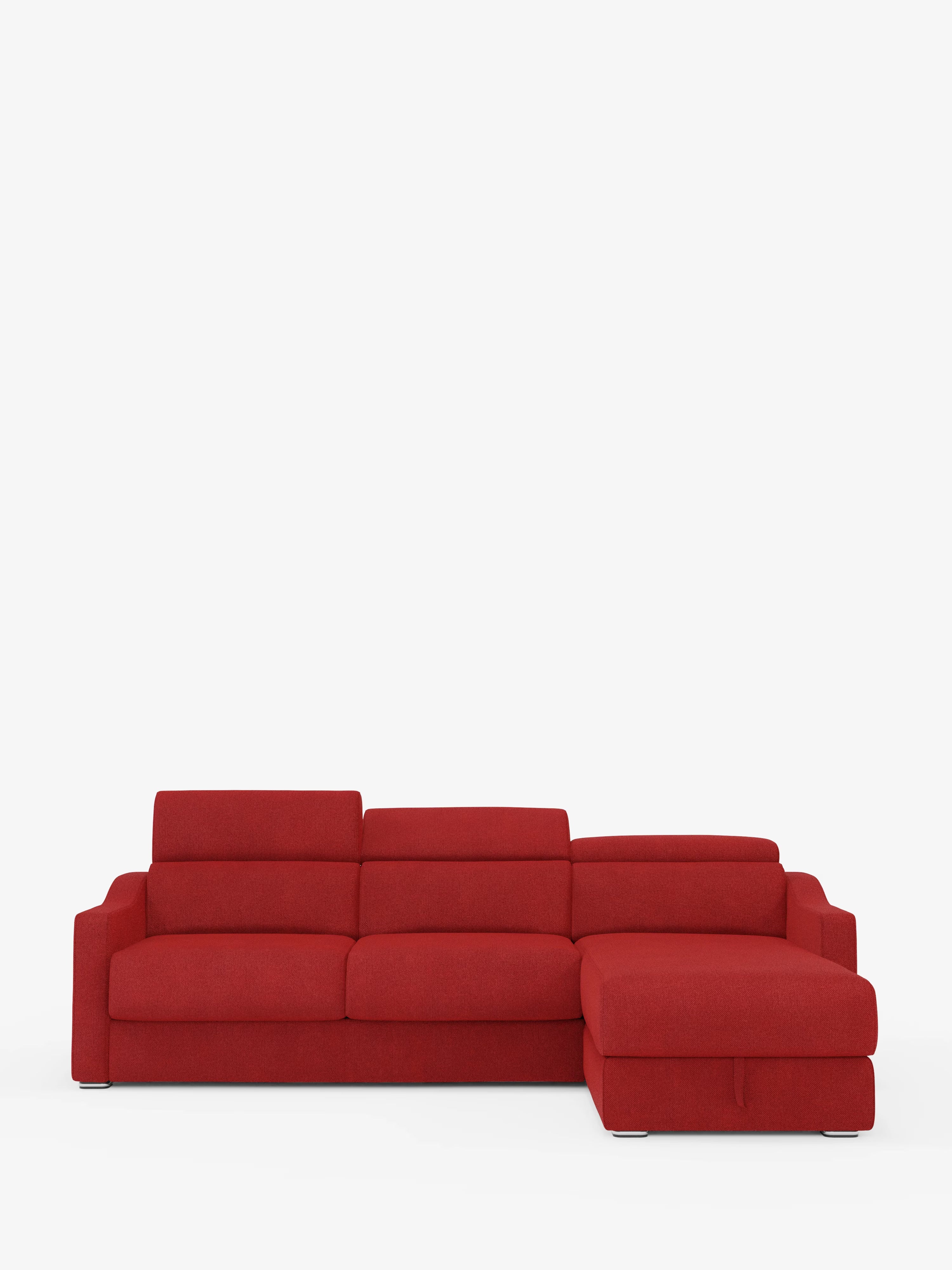 Amber sofá cama rinconero moderno con colchón incluido – tela antimanchas y reposacabezas reclinables