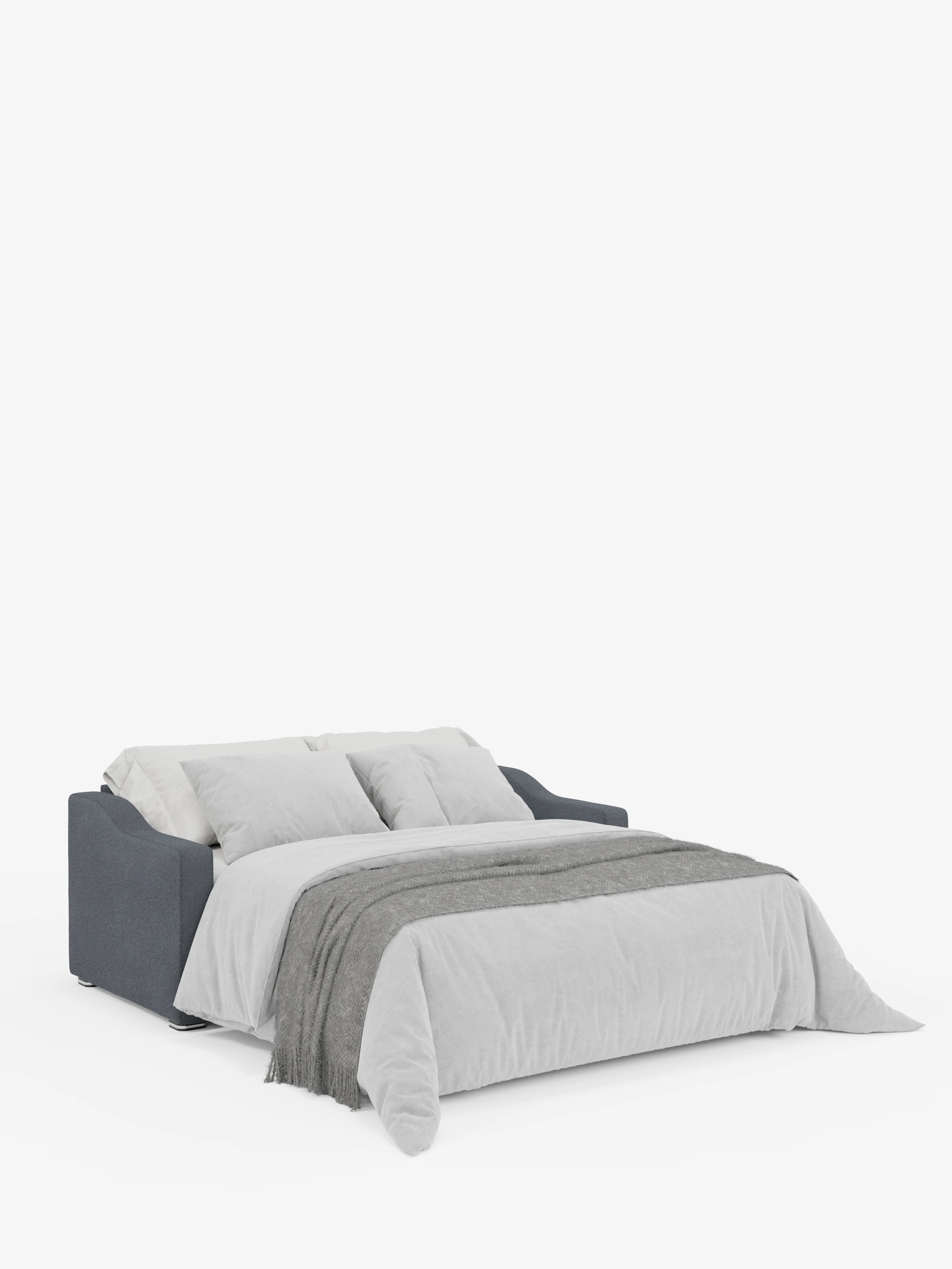 Amber sofá cama moderno en tejido antimanchas verde - desenfundable y con reposacabezas reclinables