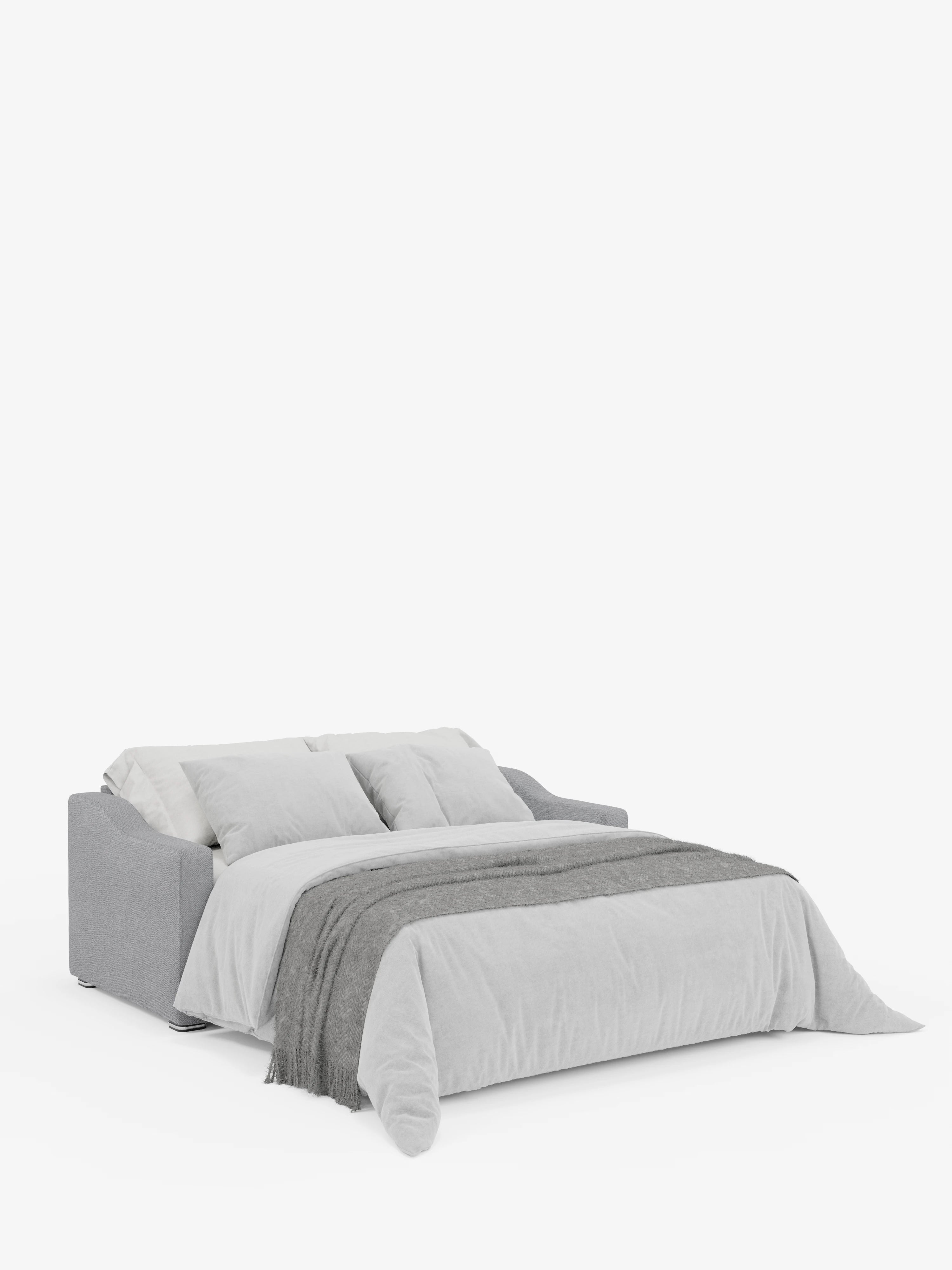 Amber sofá cama moderno en tejido antimanchas verde - desenfundable y con reposacabezas reclinables