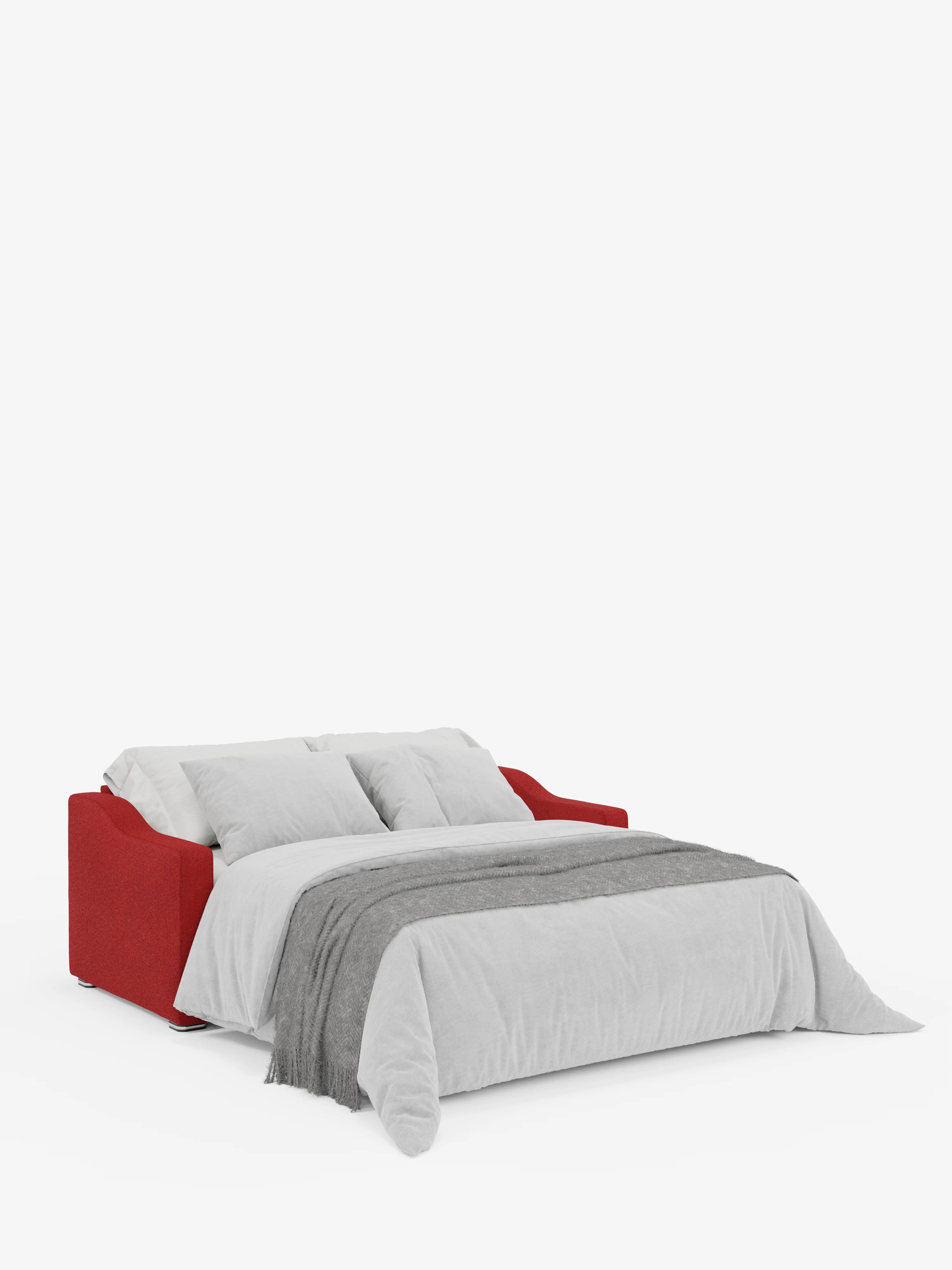 Amber sofá cama moderno en tejido antimanchas verde - desenfundable y con reposacabezas reclinables