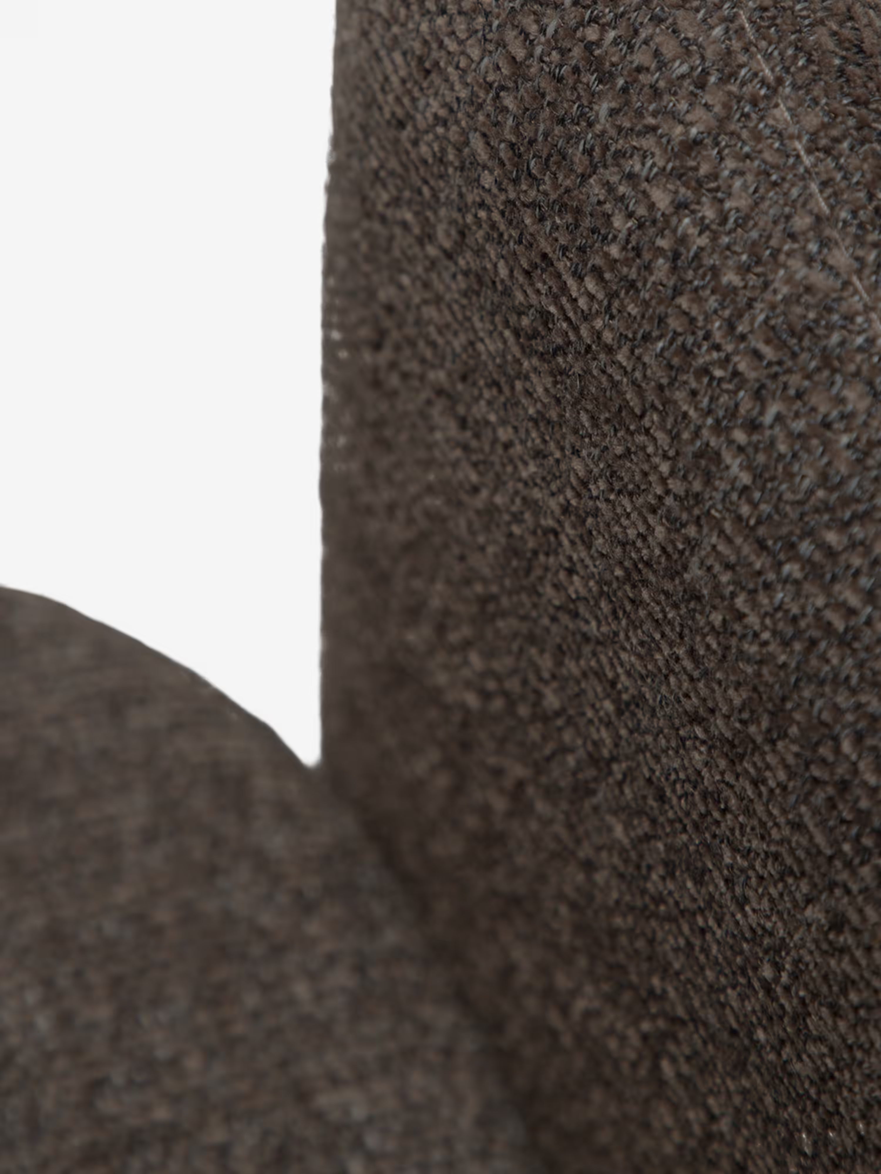 Aole silla en bouclé de diseño escultórico - sillón para comedor en varios colores