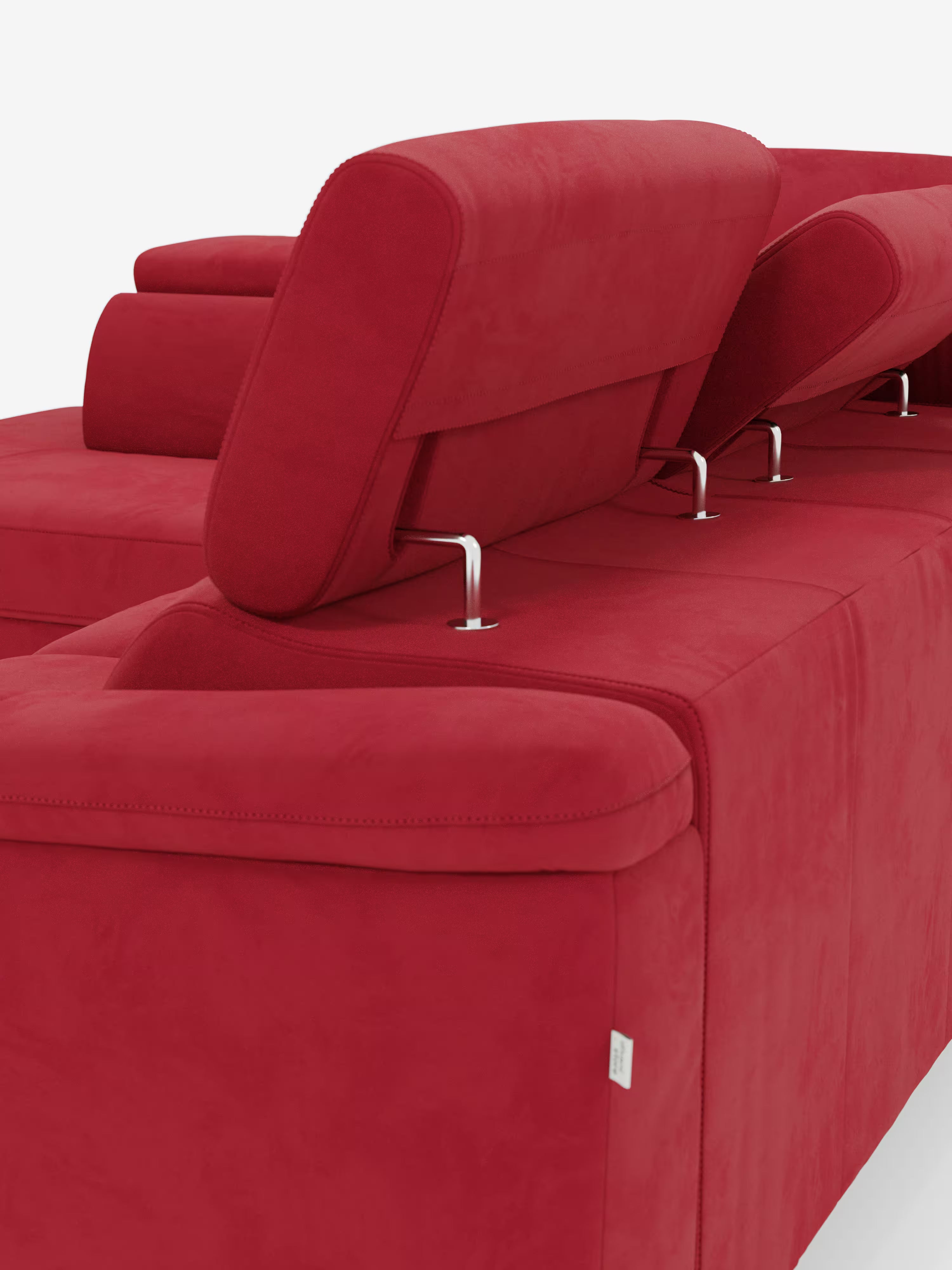 Arcos sofá rinconero con reposacabezas reclinables – asientos extraíbles o relax eléctrico en microfibra antimanchas