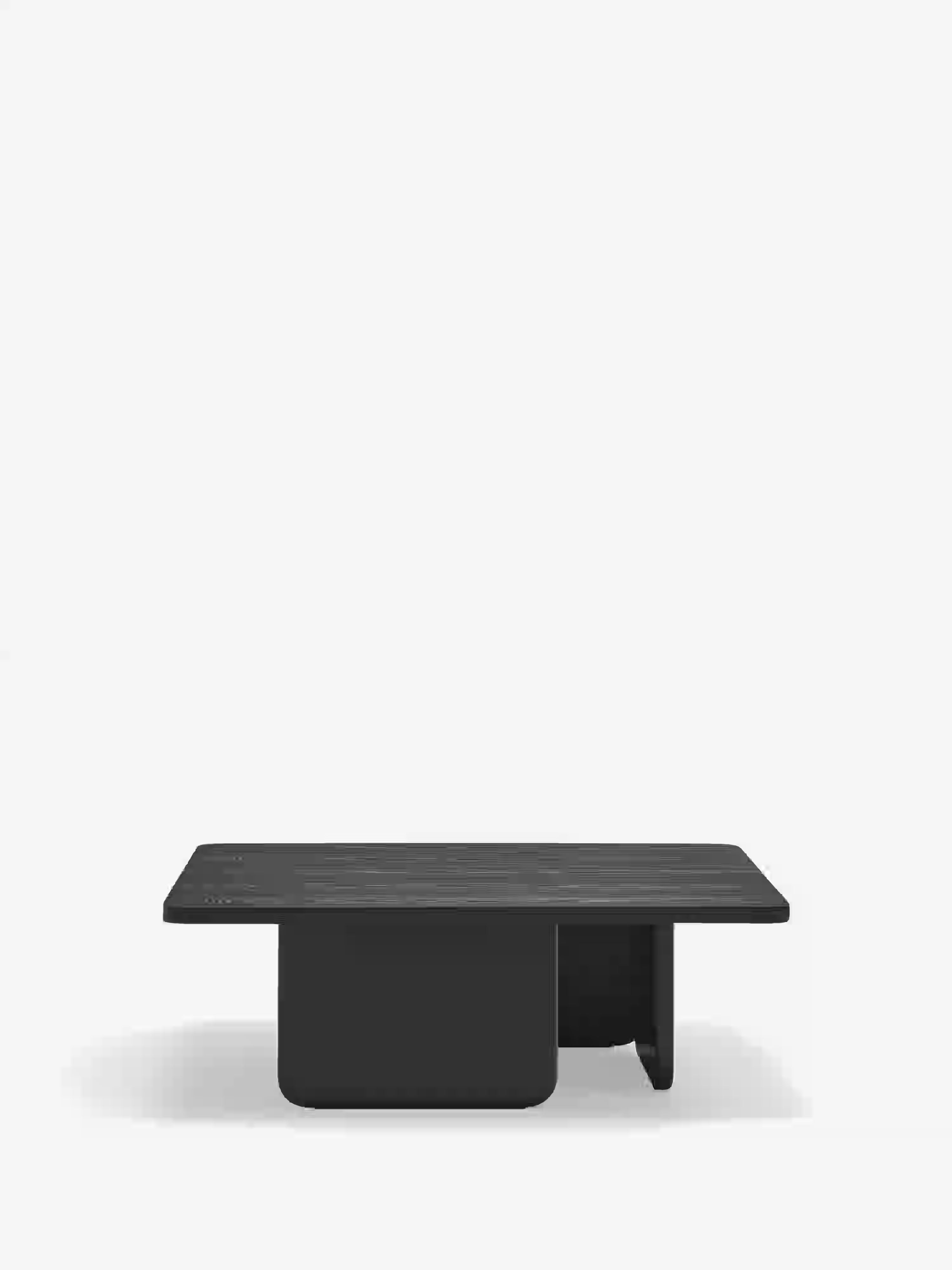 ARQ Tavolino da salotto quadrato 100×100 cm in frassino naturale o nero